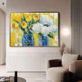 Floral Canvas Wall Art WAD870-F 90 x 60 cm / Stretched on hidden frame