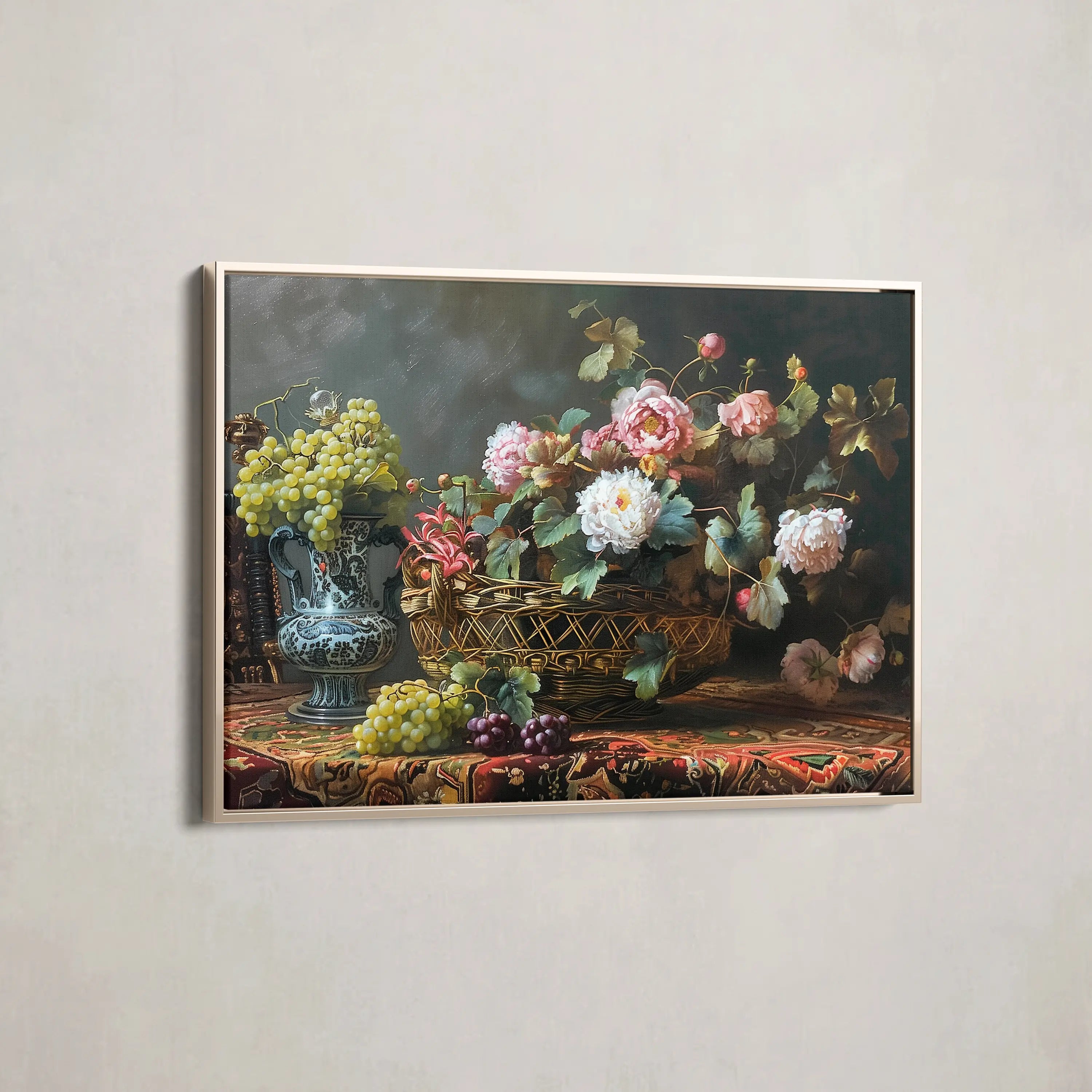 Floral Canvas Wall Art WAD871-F 90 x 60 cm / Stretched on hidden frame