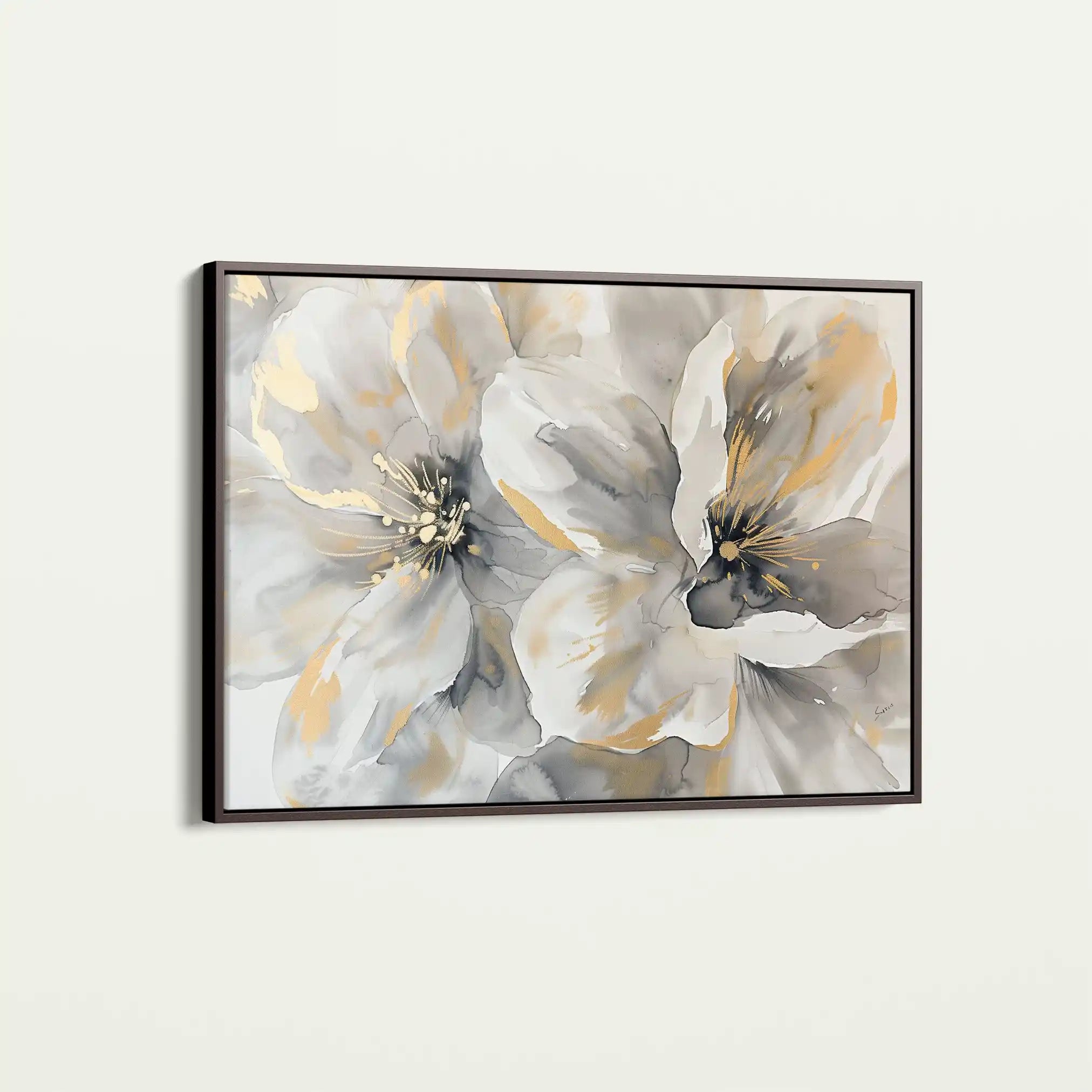 Floral Canvas Wall Art WAD872-F 90 x 60 cm / Stretched on hidden frame