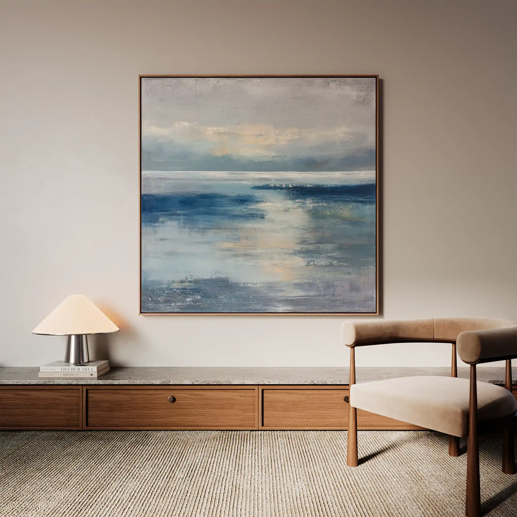 Abstract 873 Canvas Art 60 x 60 cm / Stretched on hidden frame