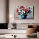 Floral Canvas Wall Art WAD874-F 90 x 60 cm / Stretched on hidden frame