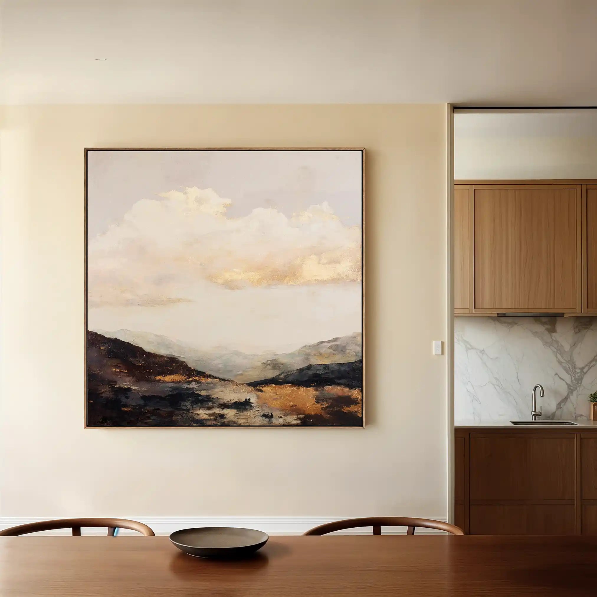 Abstract 875 Canvas Art 60 x 60 cm / Stretched on hidden frame