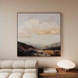 Abstract 875 Canvas Art 60 x 60 cm / Stretched on hidden frame
