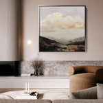 Abstract 875 Canvas Art 60 x 60 cm / Stretched on hidden frame