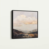 Abstract 875 Canvas Art 60 x 60 cm / Stretched on hidden frame