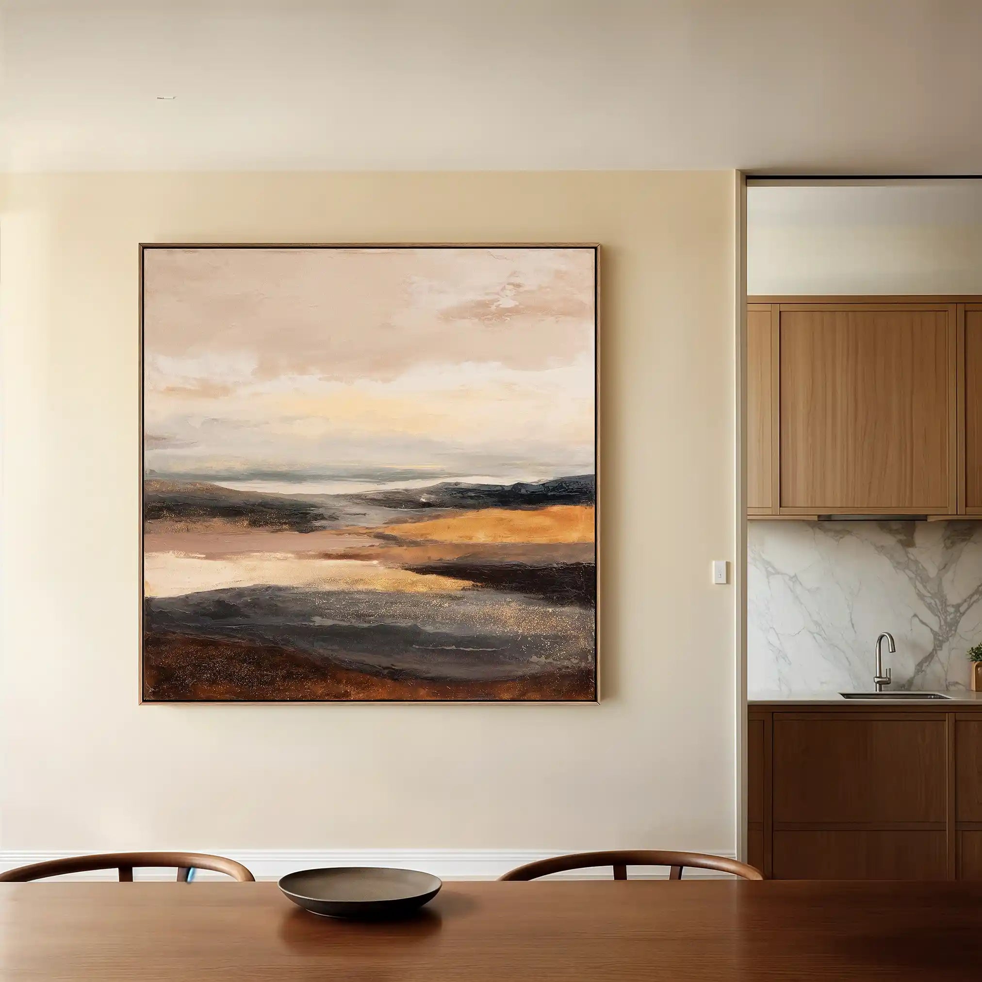 Abstract 876 Canvas Art 60 x 60 cm / Stretched on hidden frame