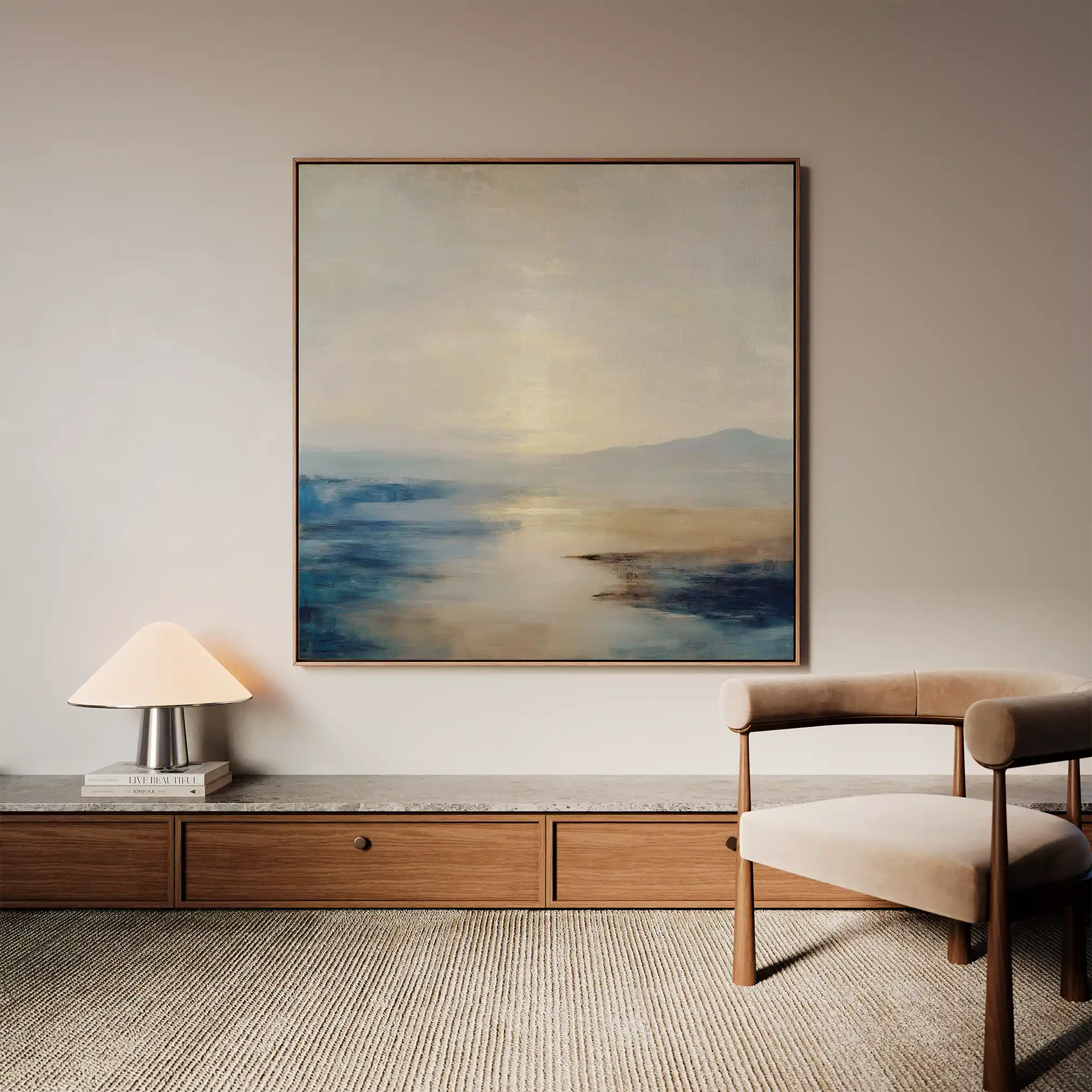 Abstract 877 Canvas Art 60 x 60 cm / Stretched on hidden frame