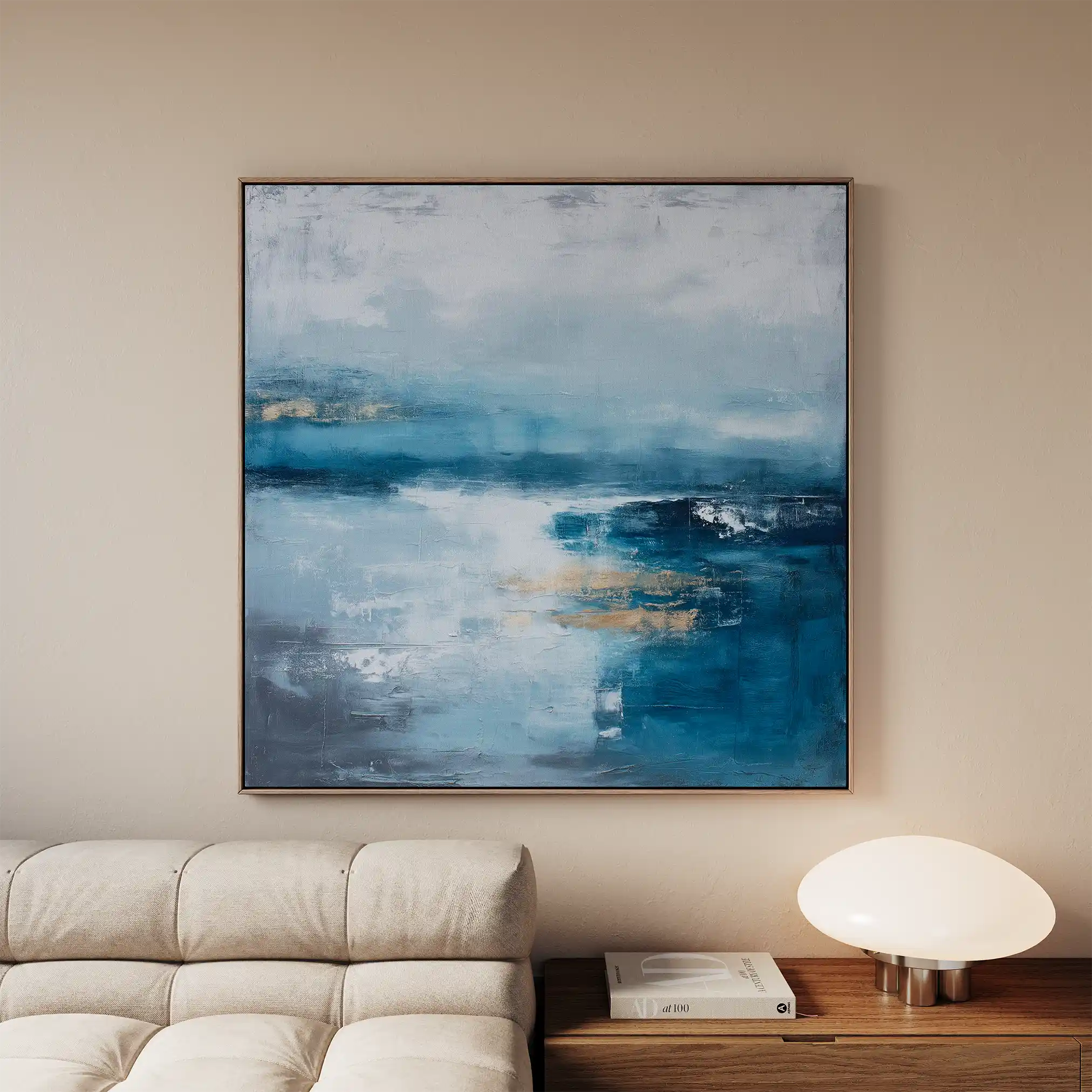 Abstract 878 Canvas Art 60 x 60 cm / Stretched on hidden frame