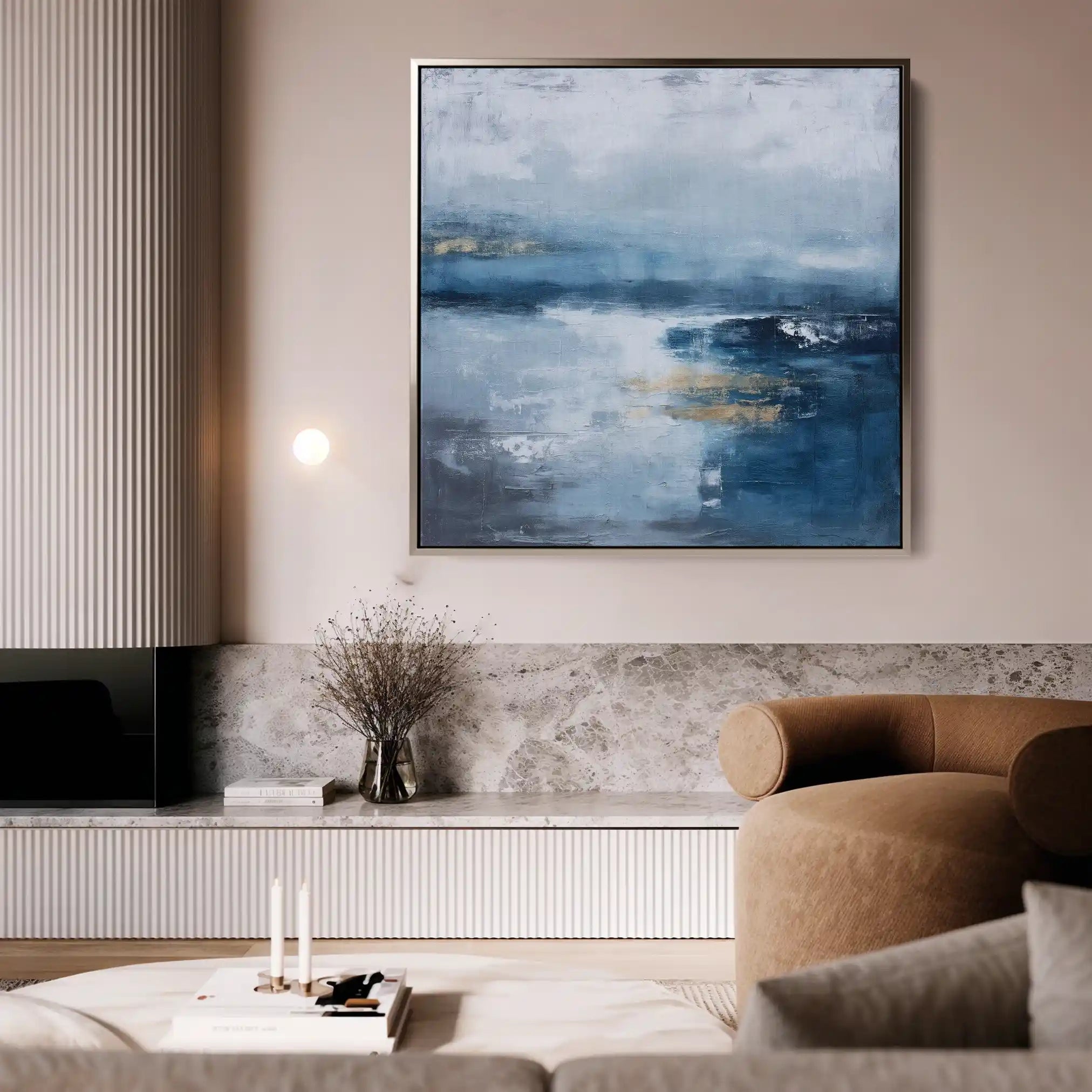 Abstract 878 Canvas Art 60 x 60 cm / Stretched on hidden frame
