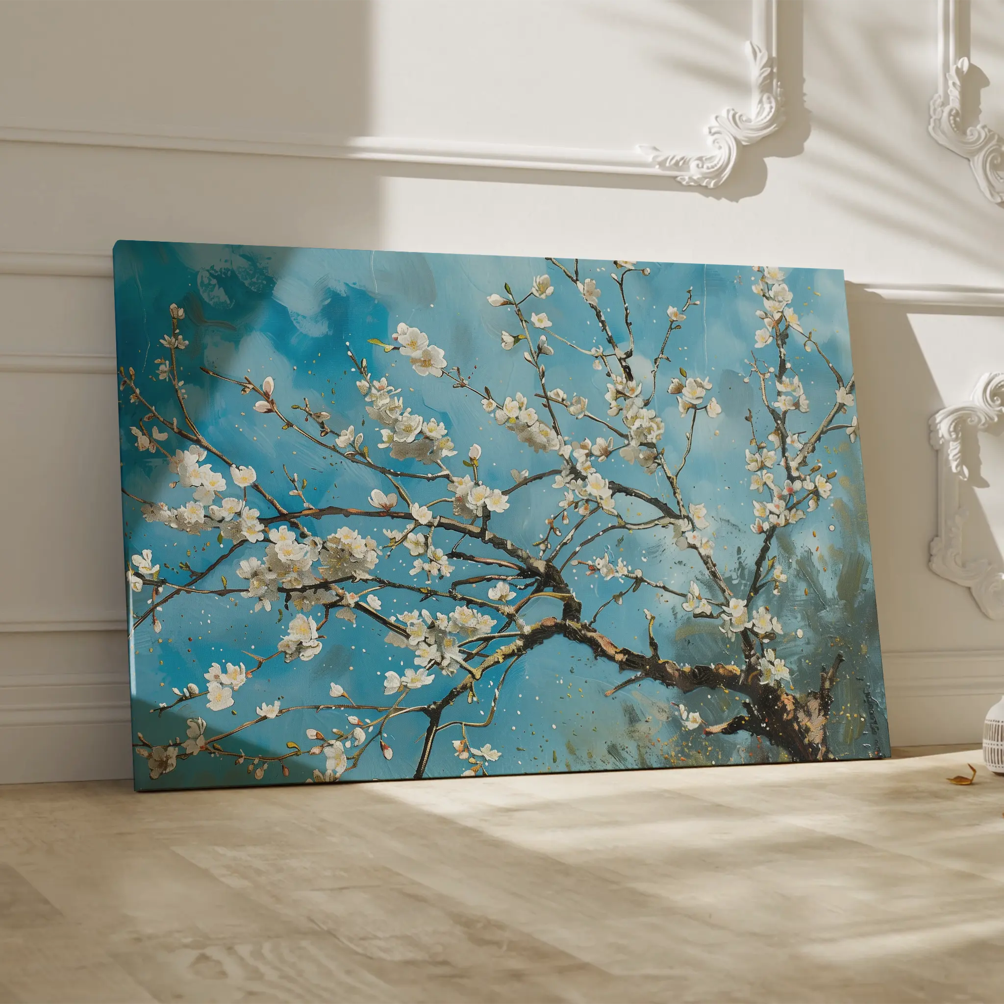 Floral Canvas Wall Art WAD878-F 90 x 60 cm / Stretched on hidden frame