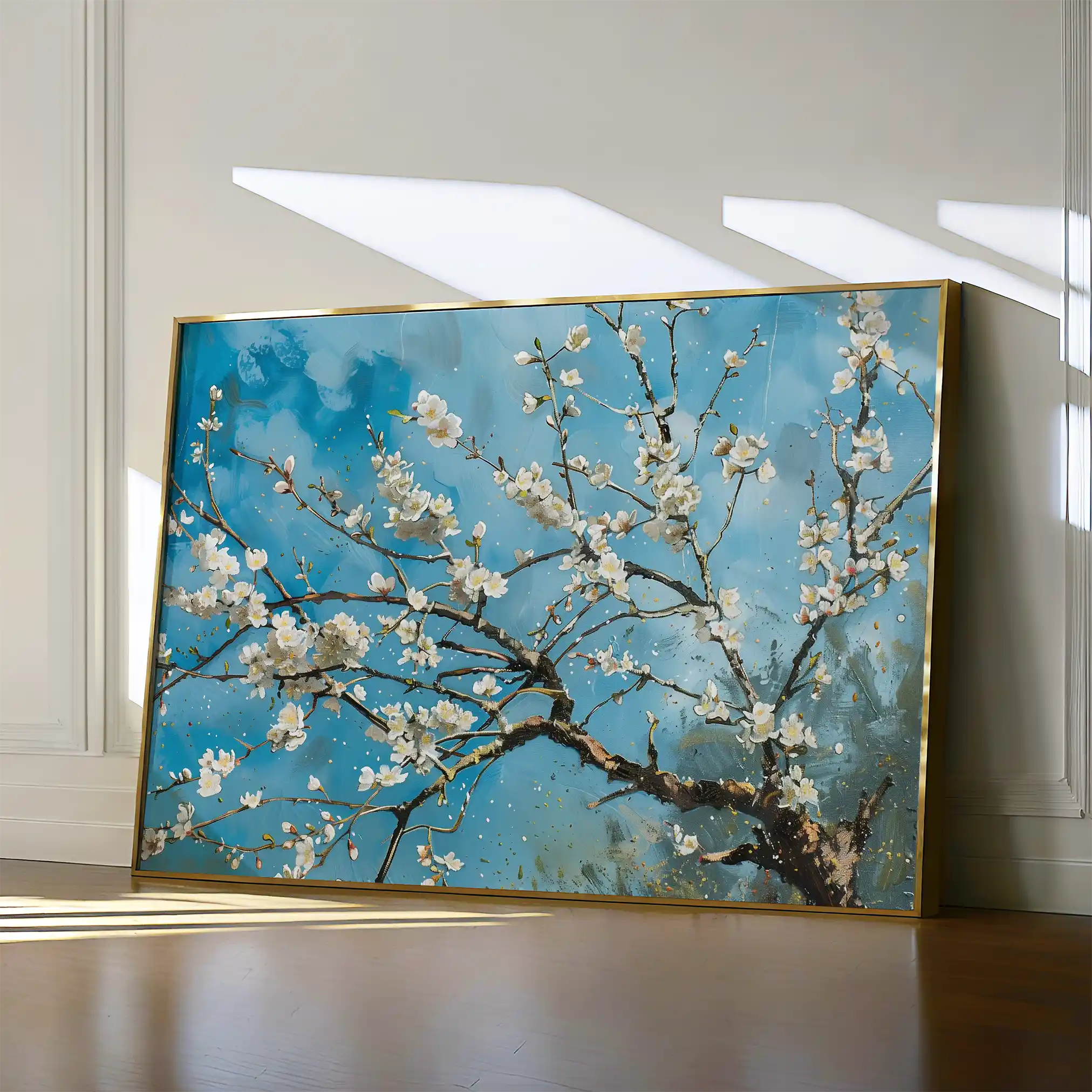 Floral Canvas Wall Art WAD878-F 90 x 60 cm / Stretched on hidden frame