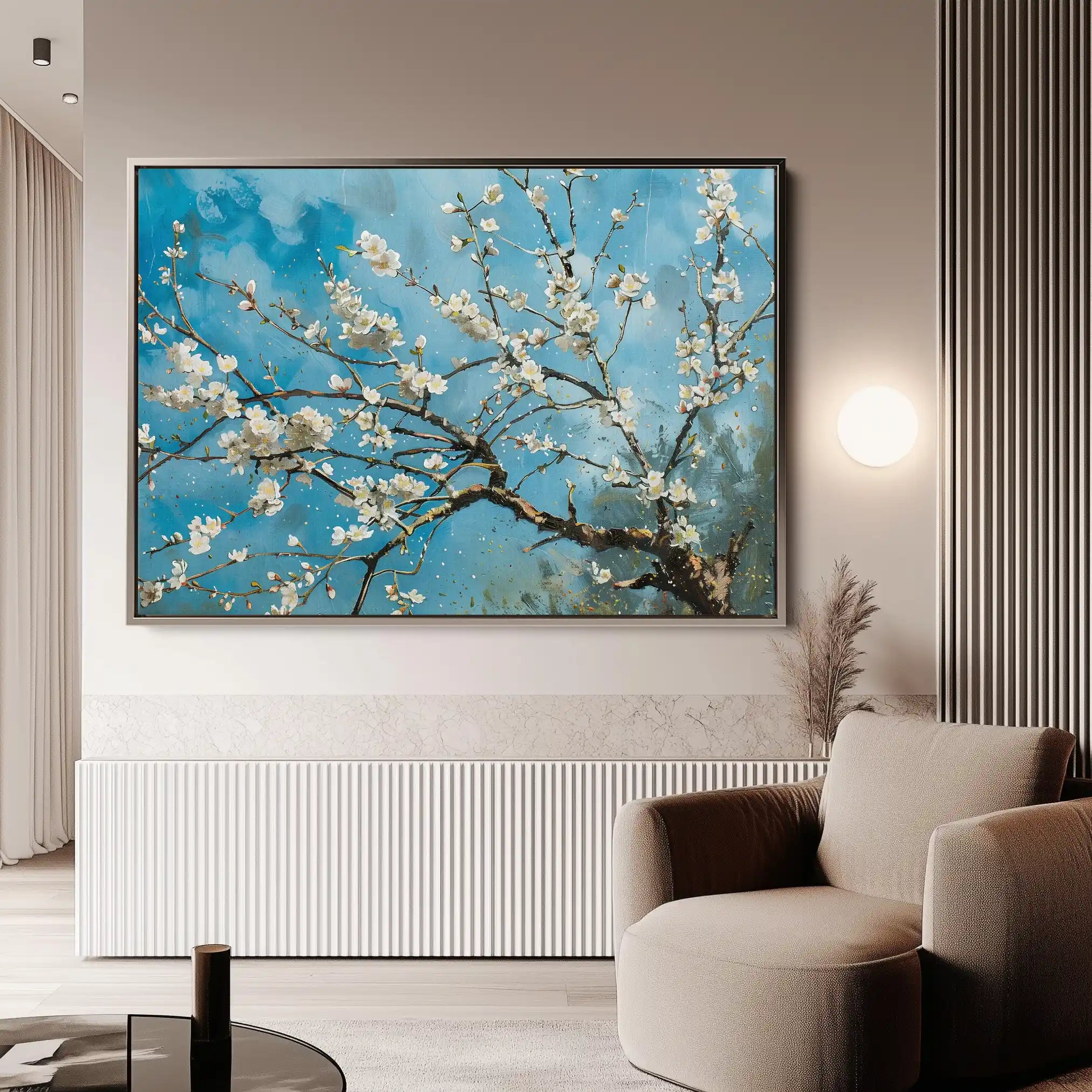 Floral Canvas Wall Art WAD878-F 90 x 60 cm / Stretched on hidden frame
