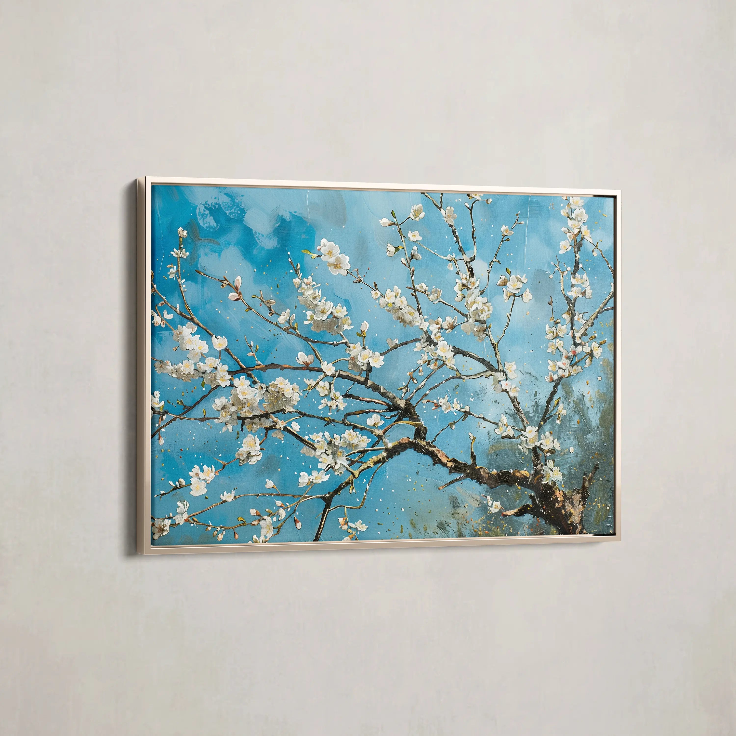 Floral Canvas Wall Art WAD878-F 90 x 60 cm / Stretched on hidden frame