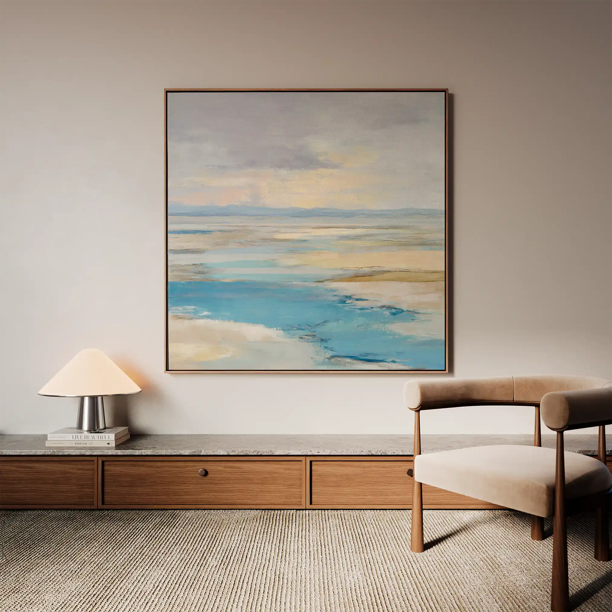 Abstract 879 Canvas Art 60 x 60 cm / Stretched on hidden frame