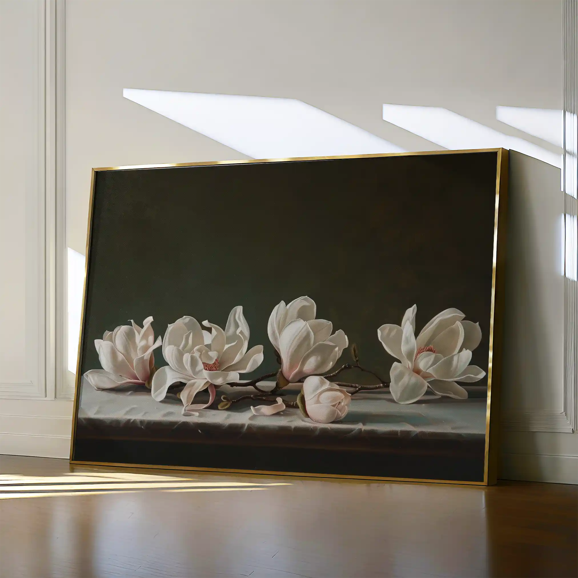 Floral Canvas Wall Art WAD880-F 90 x 60 cm / Stretched on hidden frame