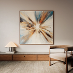 Abstract 882 Canvas Art 60 x 60 cm / Stretched on hidden frame