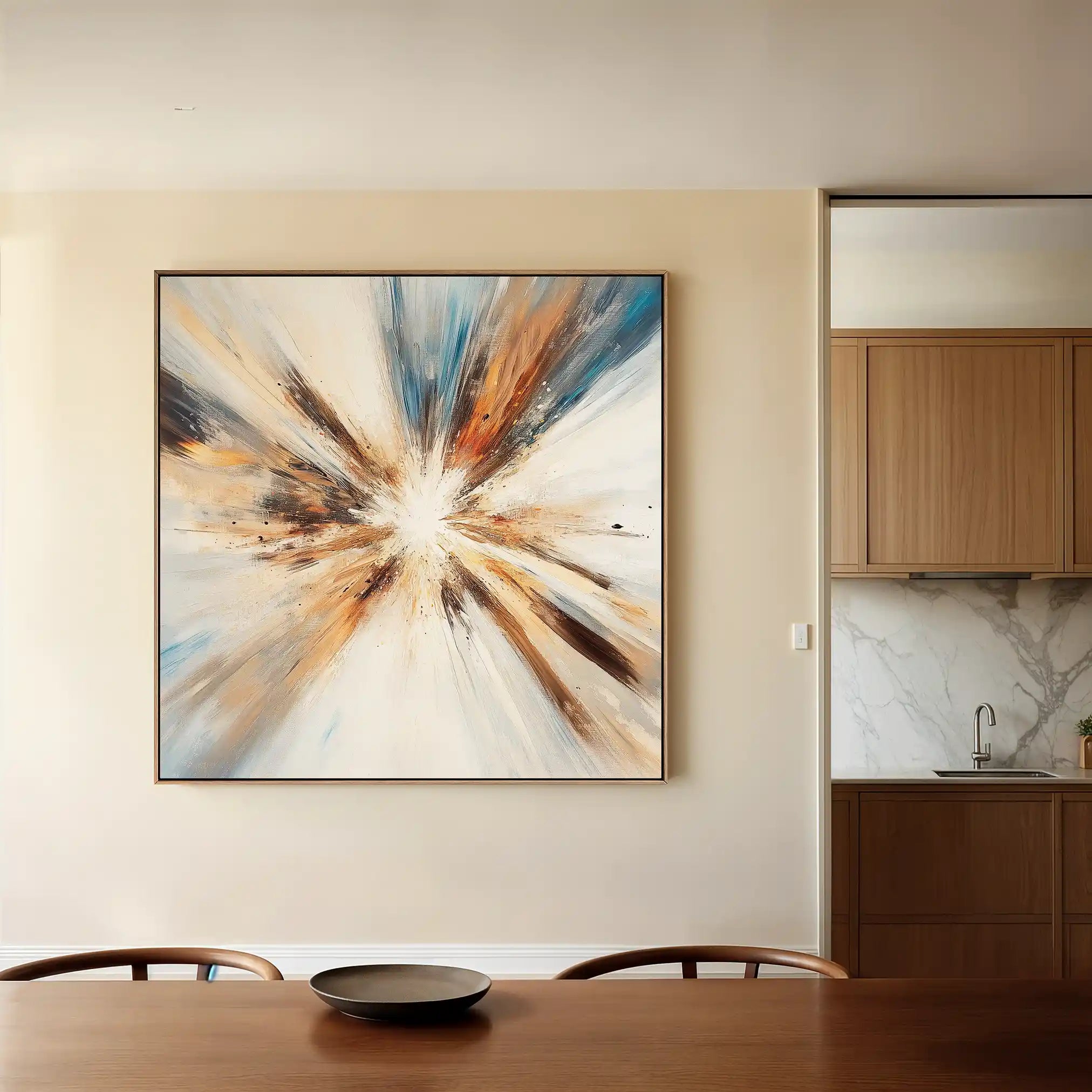 Abstract 882 Canvas Art 60 x 60 cm / Stretched on hidden frame