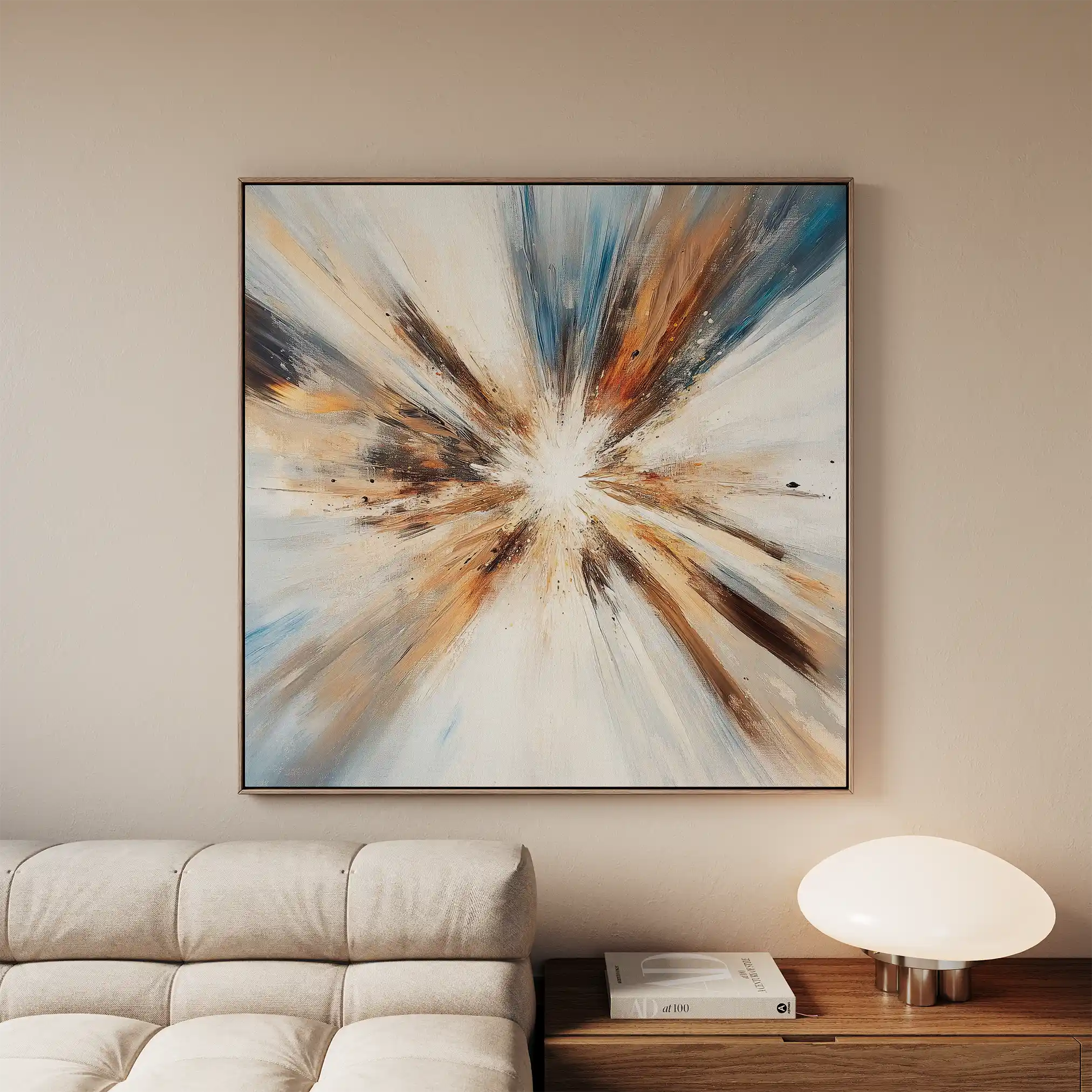 Abstract 882 Canvas Art 60 x 60 cm / Stretched on hidden frame