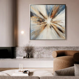 Abstract 882 Canvas Art 60 x 60 cm / Stretched on hidden frame