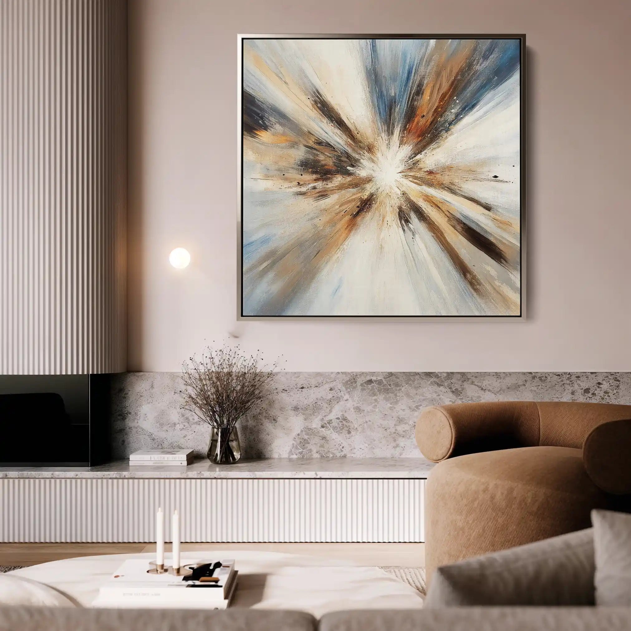 Abstract 882 Canvas Art 60 x 60 cm / Stretched on hidden frame