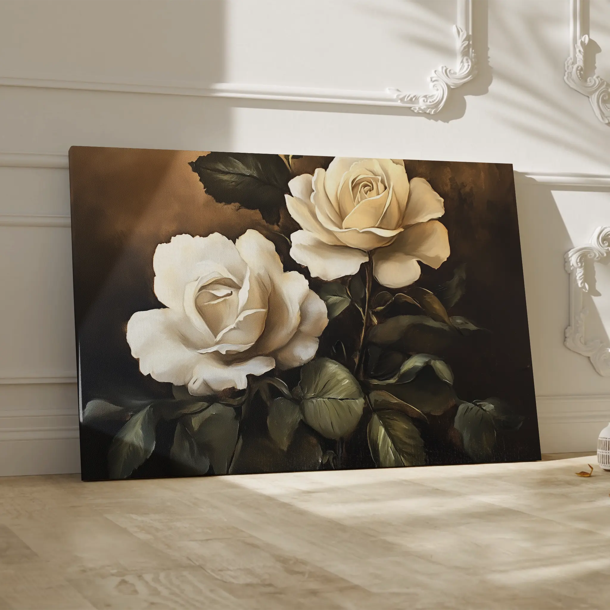 Floral Canvas Wall Art WAD882-F 90 x 60 cm / Stretched on hidden frame