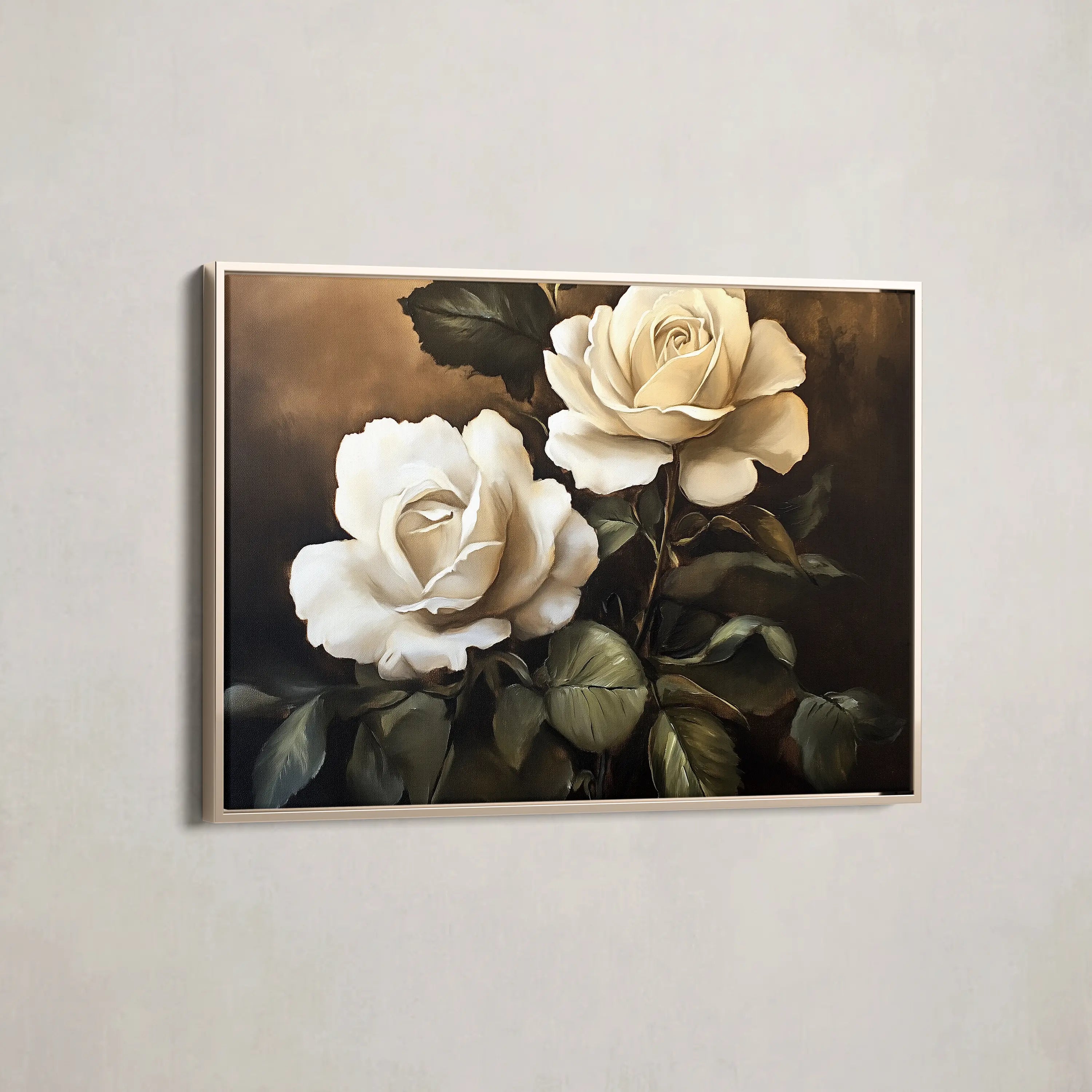 Floral Canvas Wall Art WAD882-F 90 x 60 cm / Stretched on hidden frame