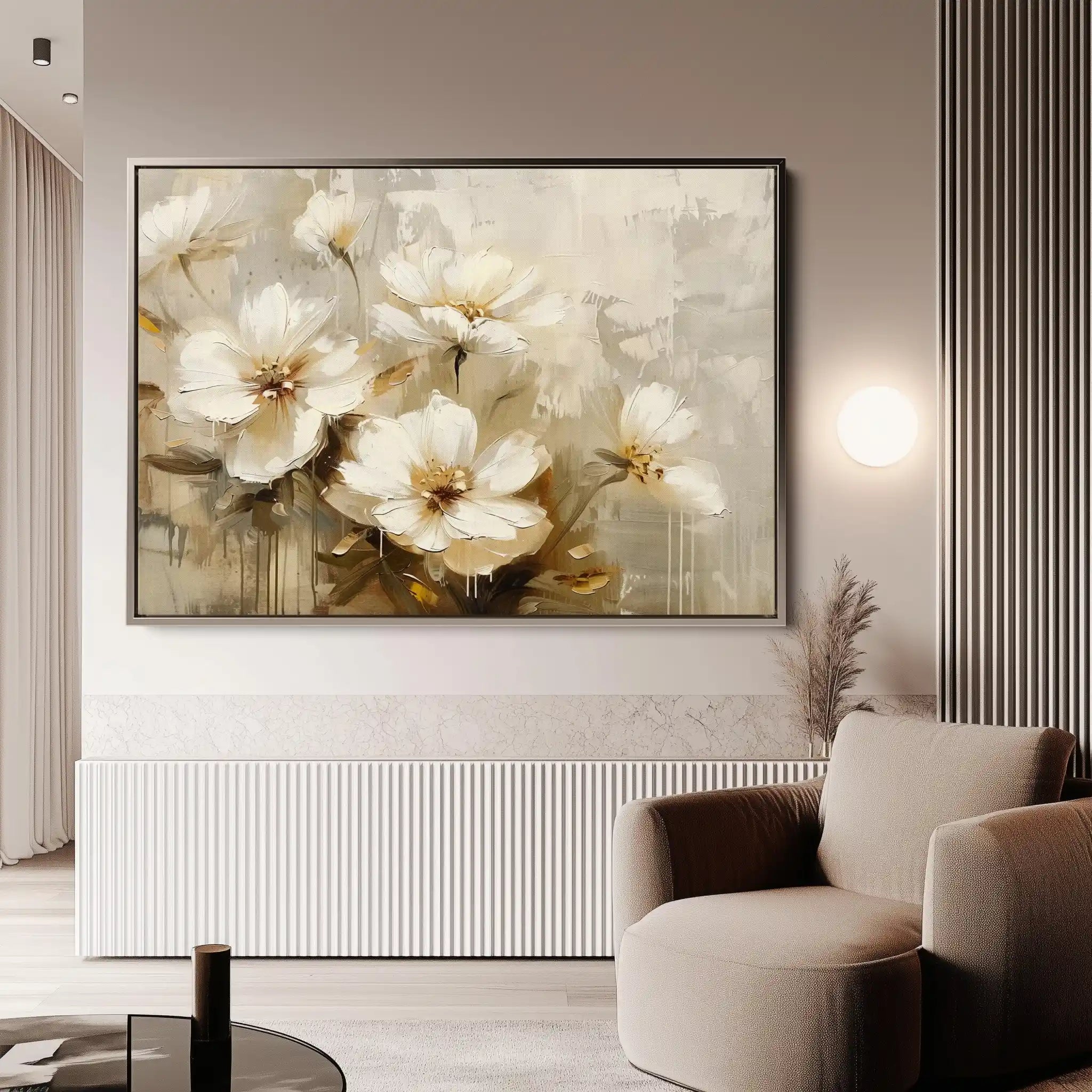 Floral Canvas Wall Art WAD883-F 90 x 60 cm / Stretched on hidden frame