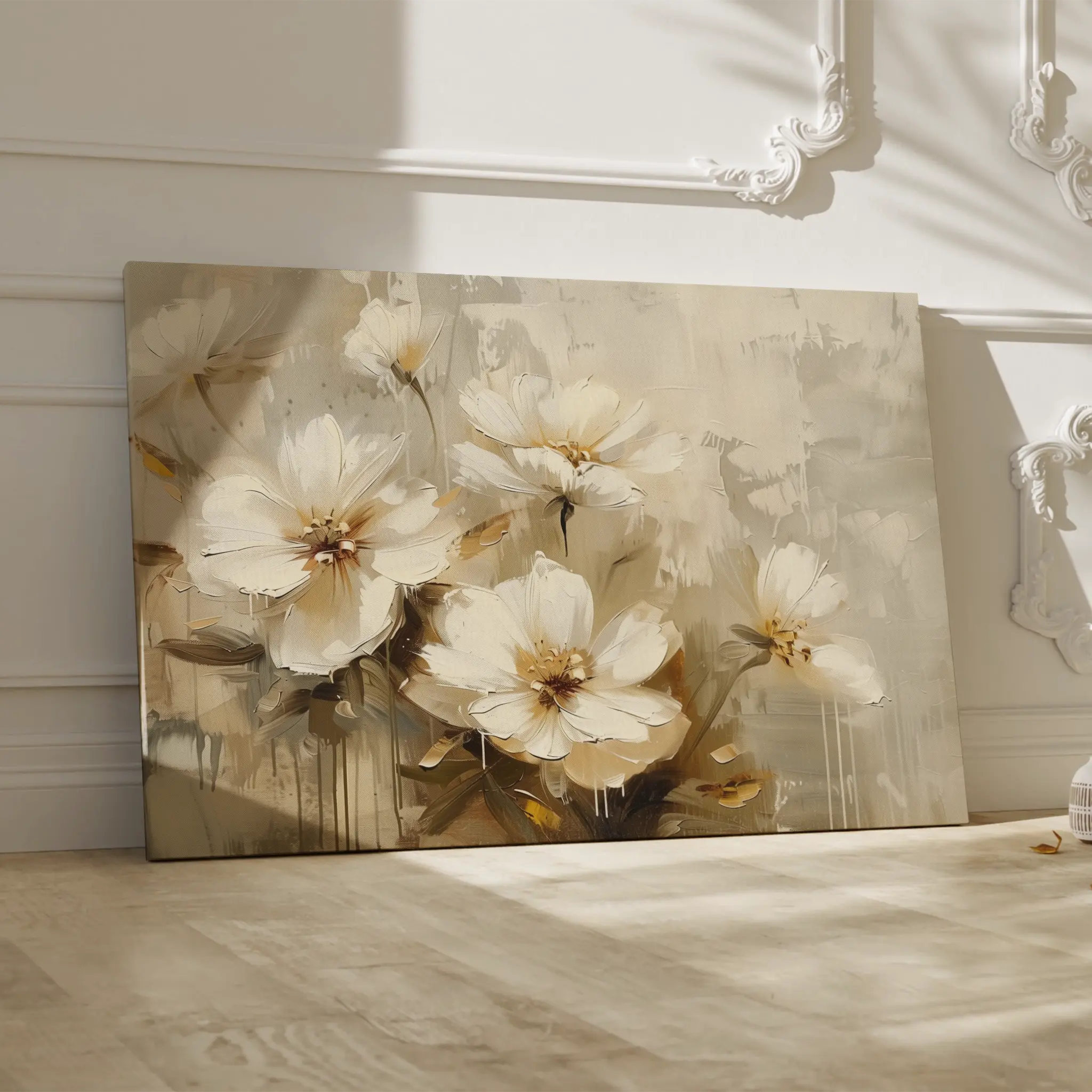 Floral Canvas Wall Art WAD883-F 90 x 60 cm / Stretched on hidden frame