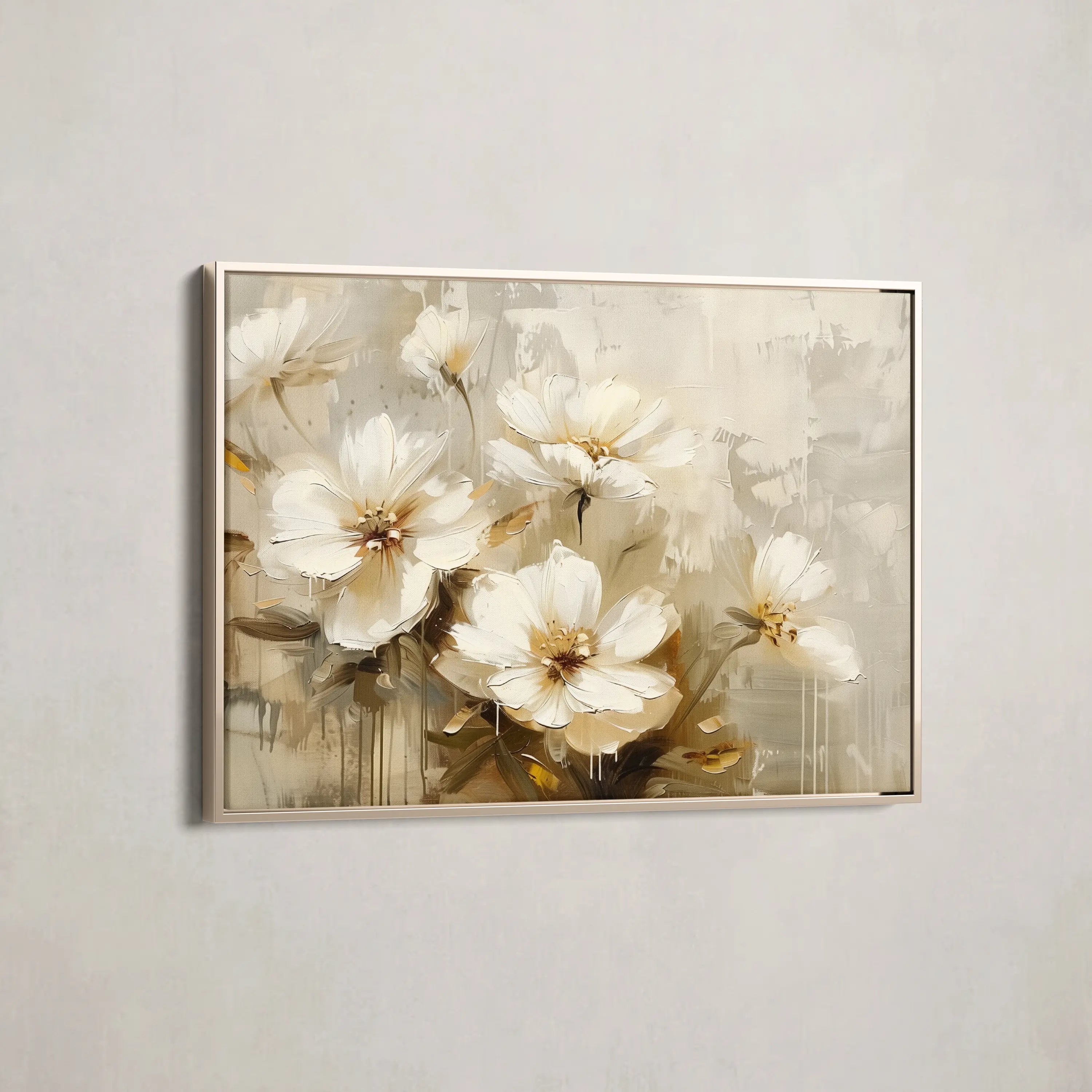 Floral Canvas Wall Art WAD883-F 90 x 60 cm / Stretched on hidden frame