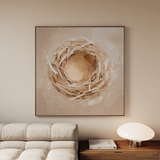 Abstract 884 Canvas Art 60 x 60 cm / Stretched on hidden frame