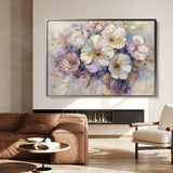 Floral Canvas Wall Art WAD884-F 90 x 60 cm / Stretched on hidden frame