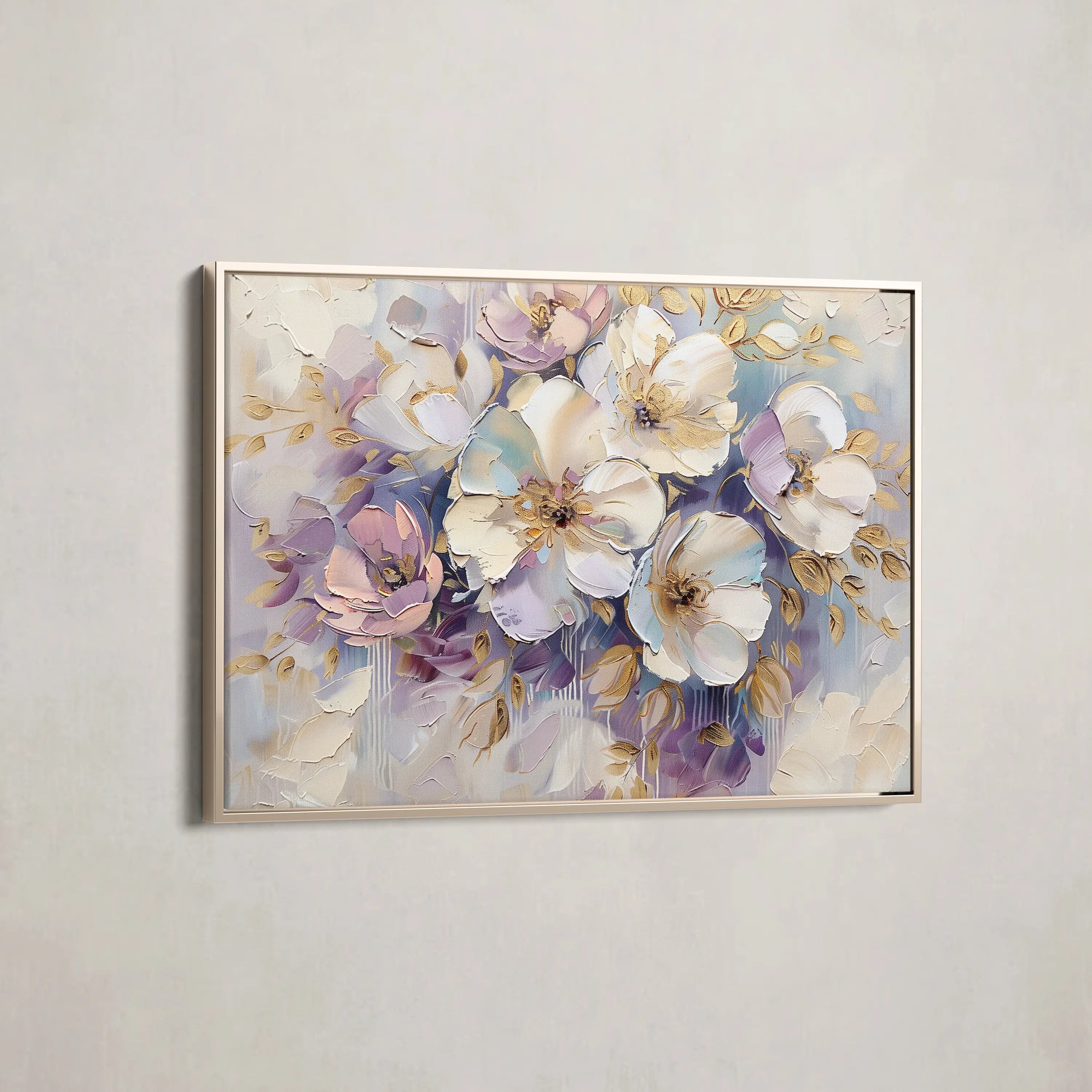 Floral Canvas Wall Art WAD884-F 90 x 60 cm / Stretched on hidden frame