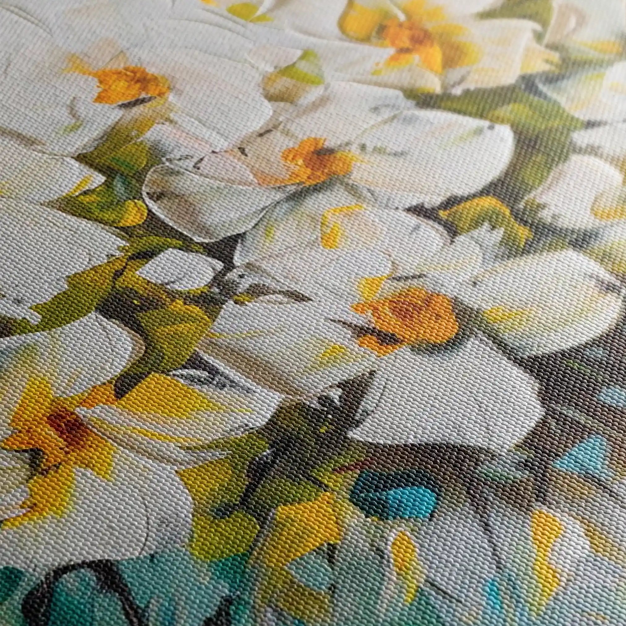 Floral Canvas Wall Art WAD885-F 90 x 60 cm / Stretched on hidden frame
