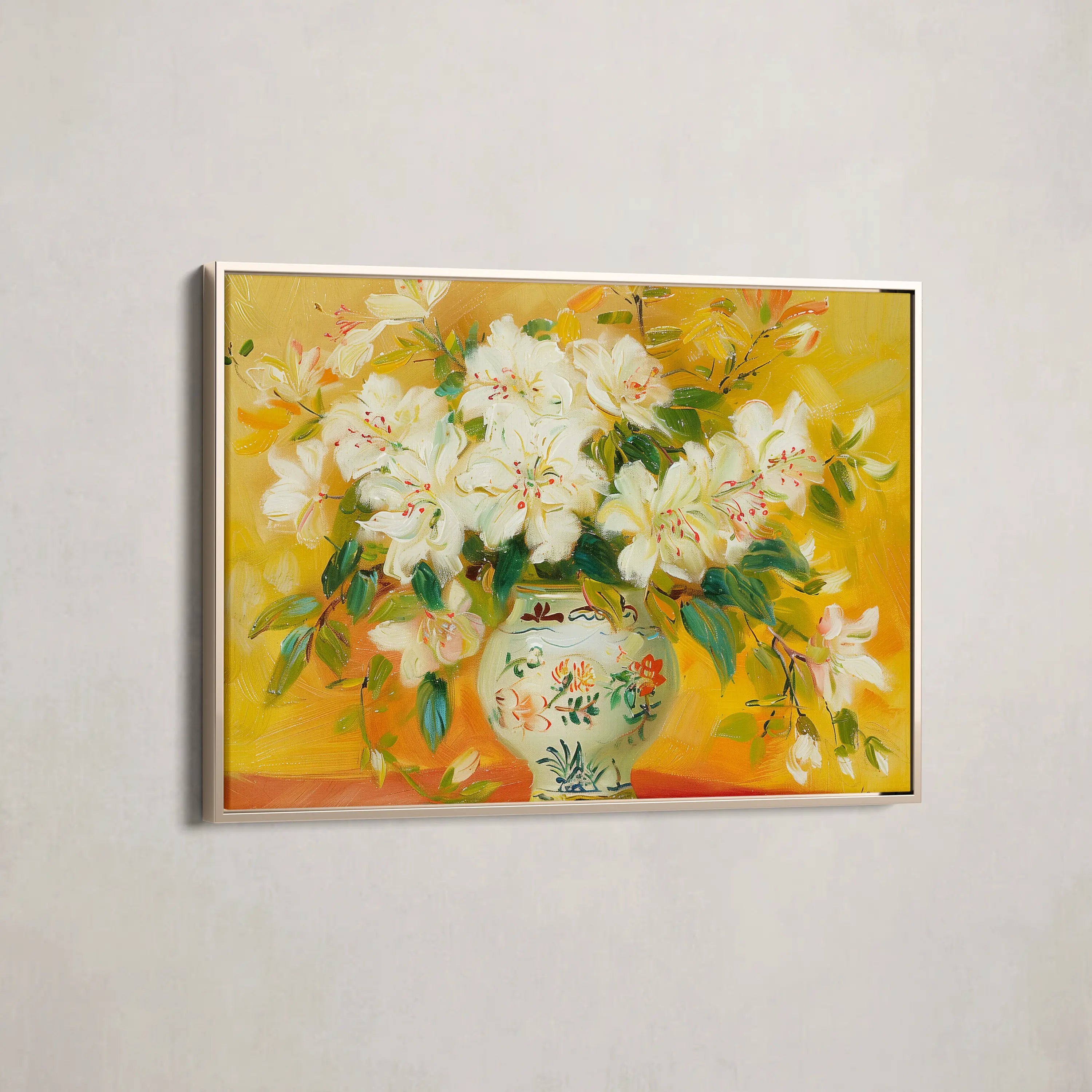 Floral Canvas Wall Art WAD886-F 90 x 60 cm / Stretched on hidden frame