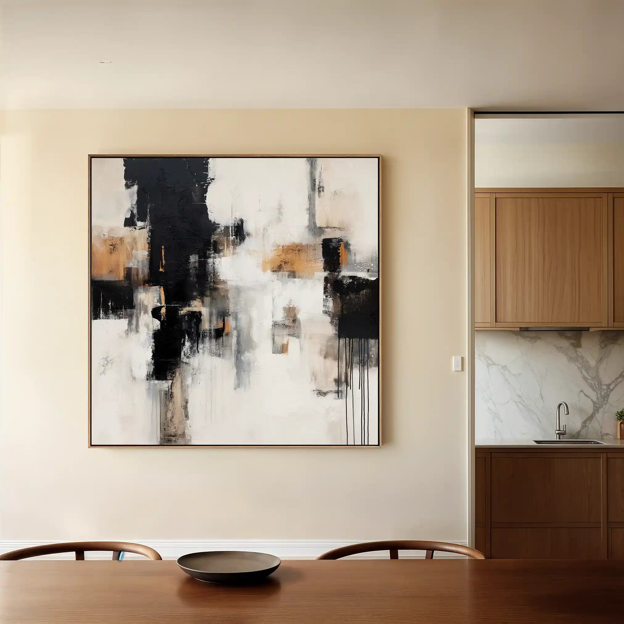 Abstract 887 Canvas Art 60 x 60 cm / Stretched on hidden frame