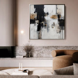 Abstract 887 Canvas Art 60 x 60 cm / Stretched on hidden frame