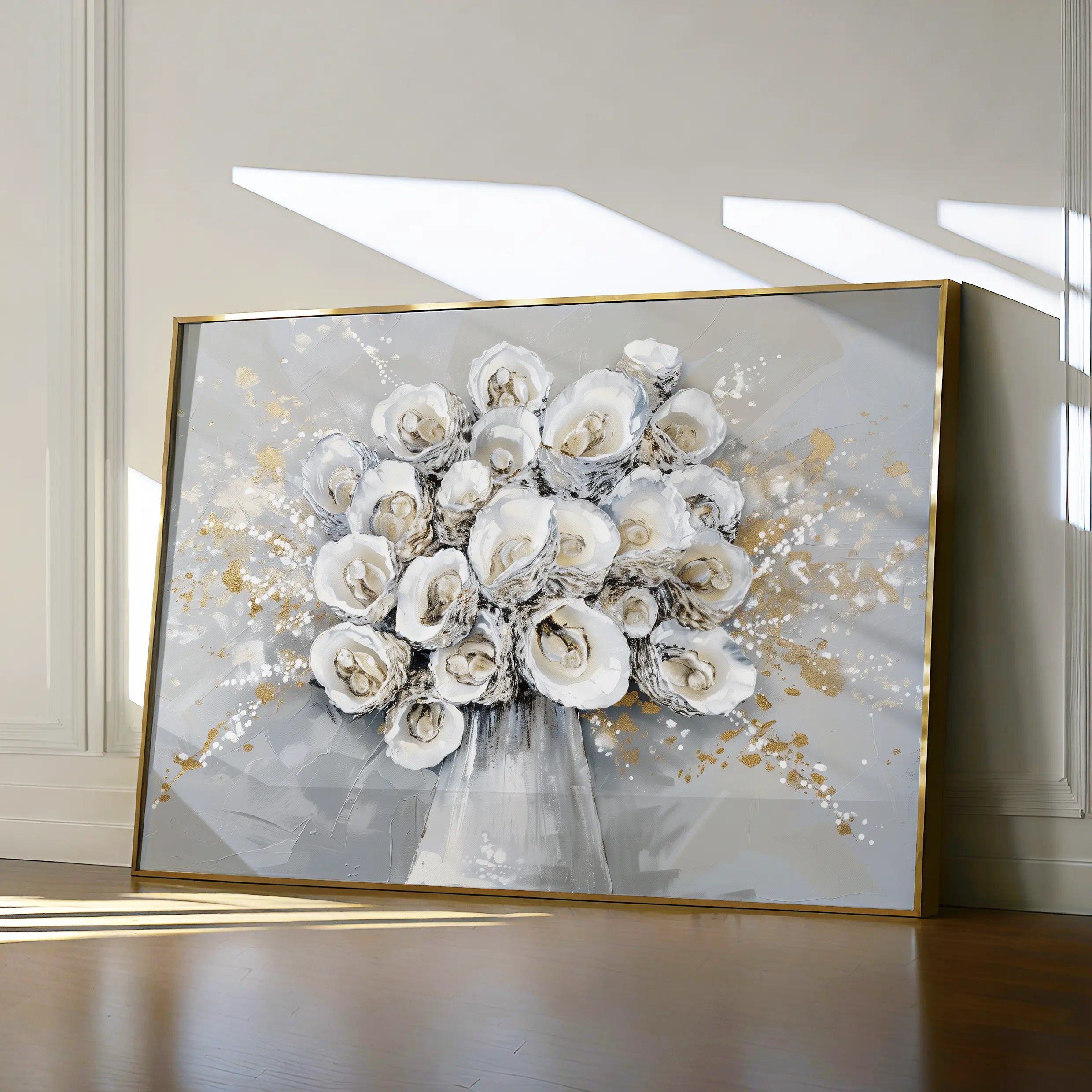 Floral Canvas Wall Art WAD887-F 90 x 60 cm / Stretched on hidden frame
