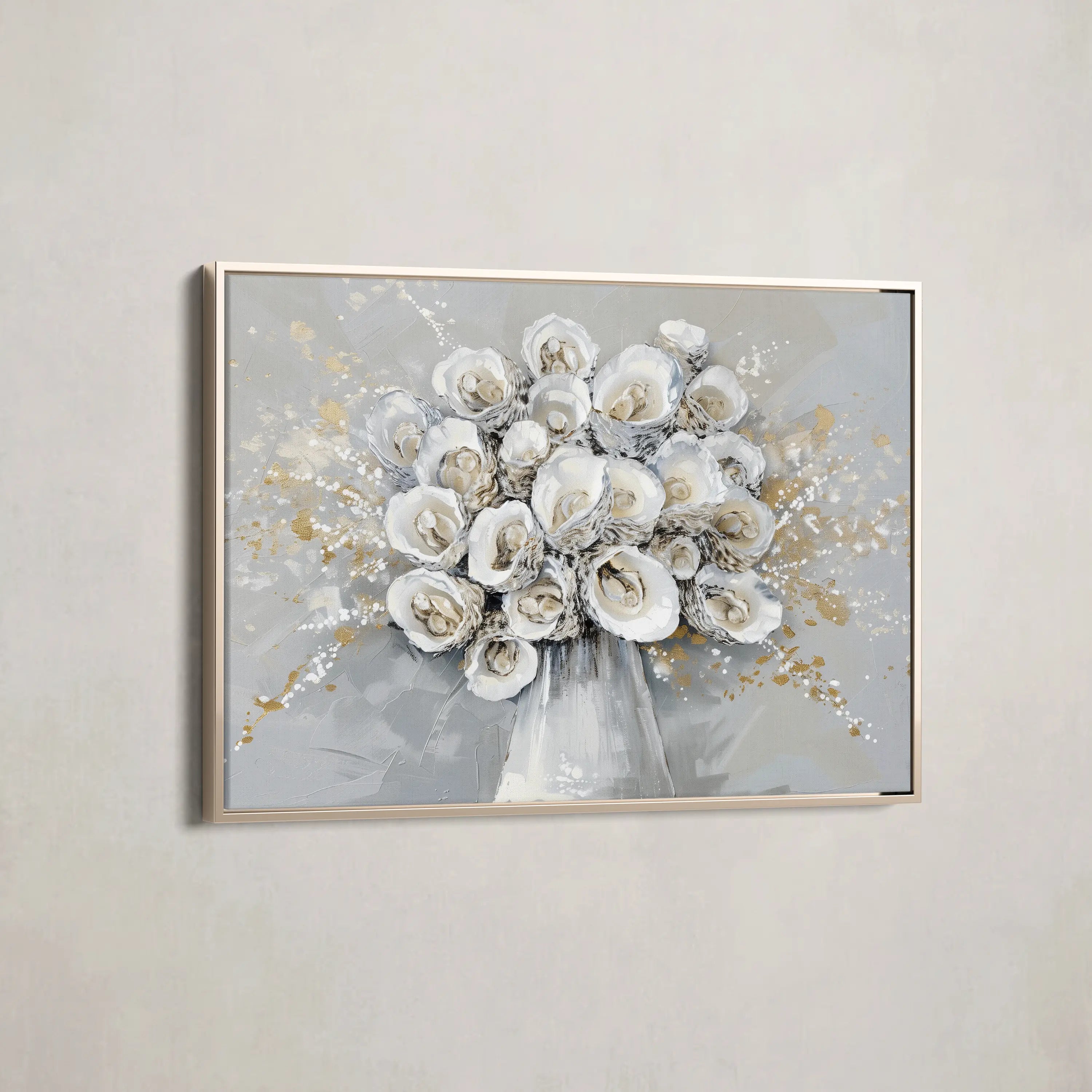 Floral Canvas Wall Art WAD887-F 90 x 60 cm / Stretched on hidden frame