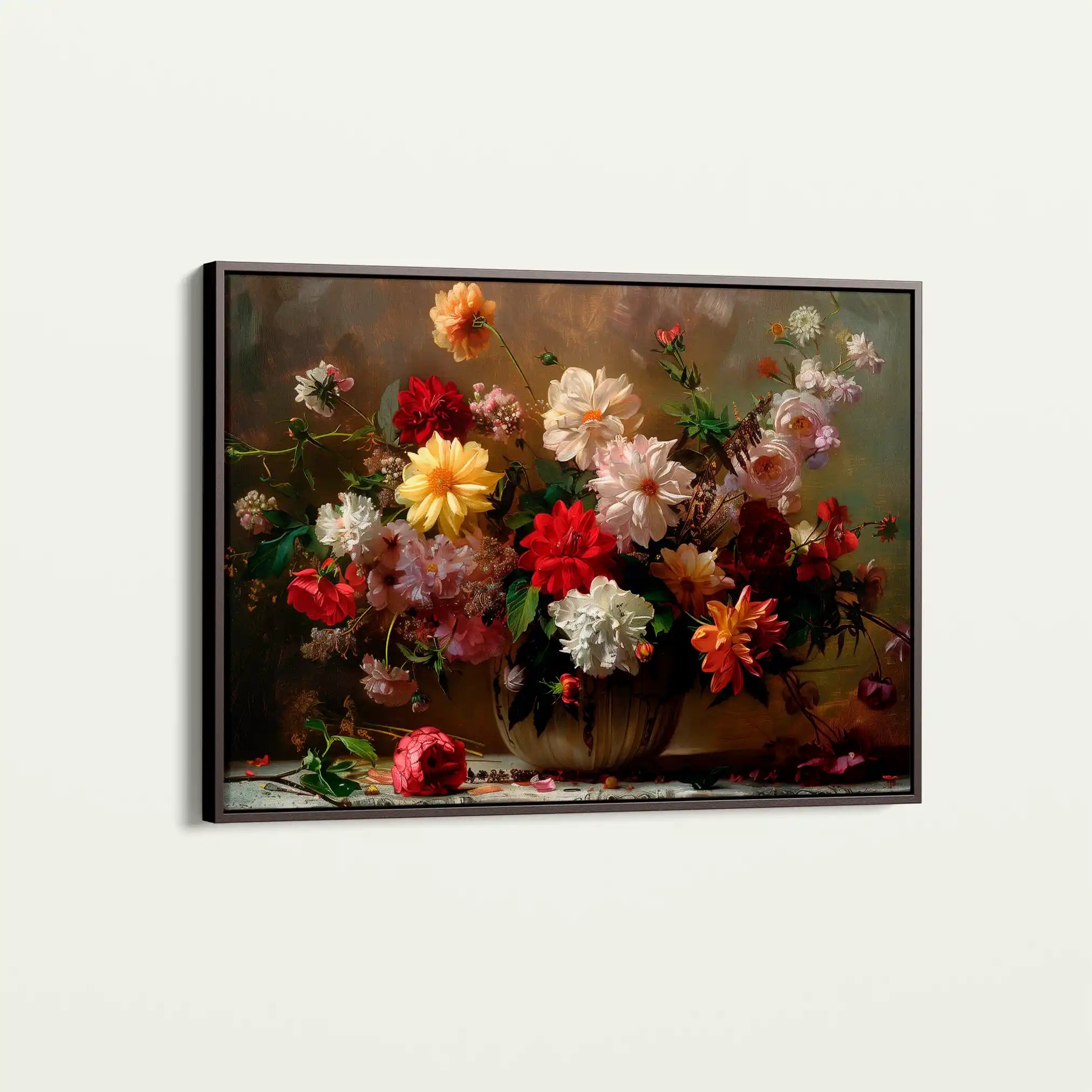 Floral Canvas Wall Art WAD888-F 90 x 60 cm / Stretched on hidden frame