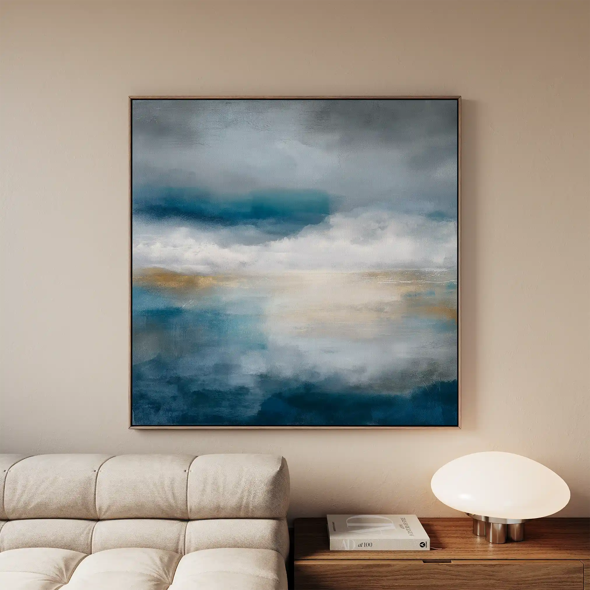 Abstract 889 Canvas Art 60 x 60 cm / Stretched on hidden frame