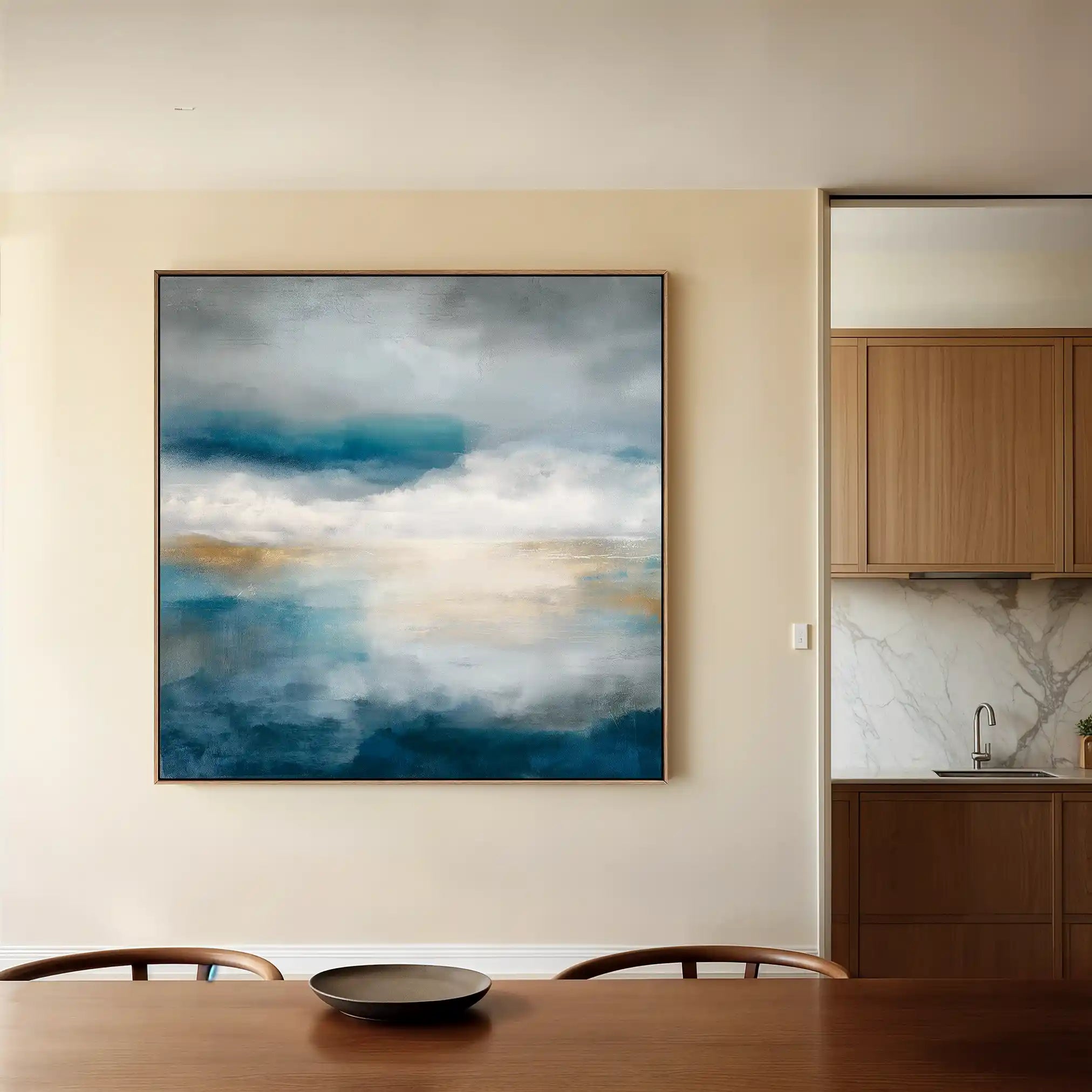 Abstract 889 Canvas Art 60 x 60 cm / Stretched on hidden frame