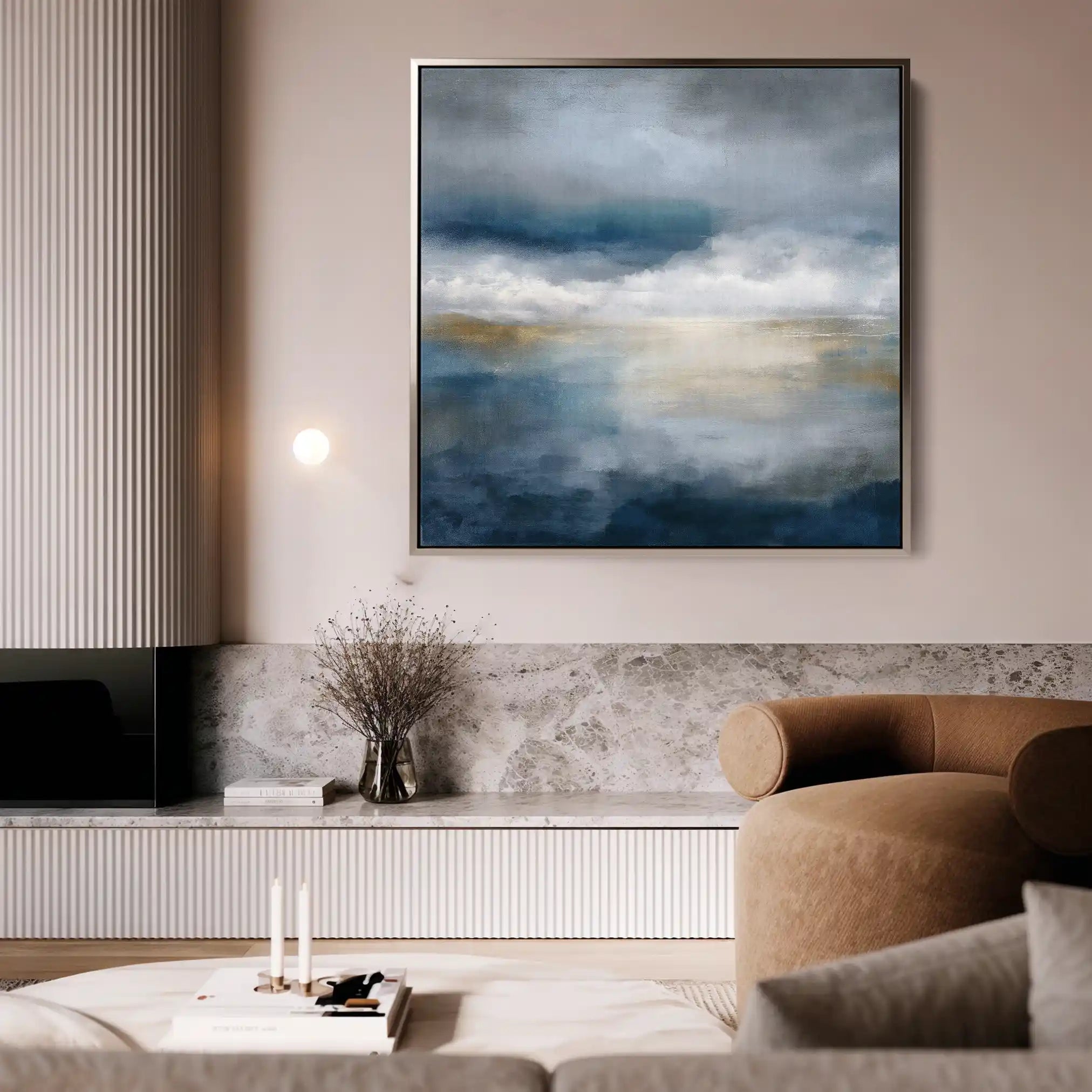 Abstract 889 Canvas Art 60 x 60 cm / Stretched on hidden frame