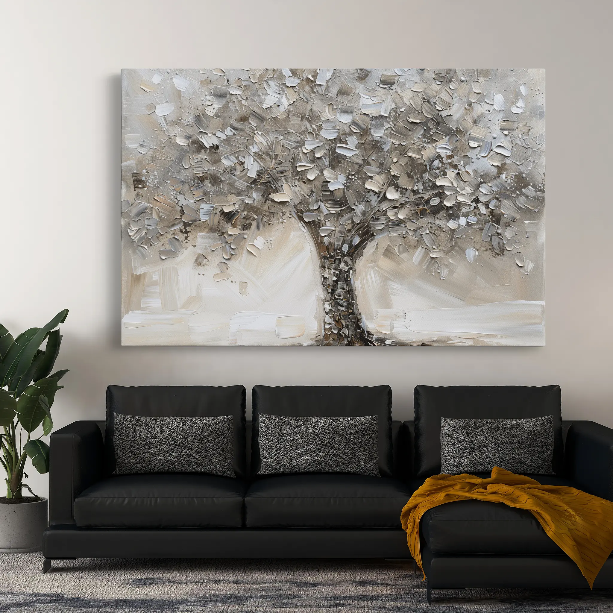 Floral Canvas Wall Art WAD889-F 90 x 60 cm / Stretched on hidden frame