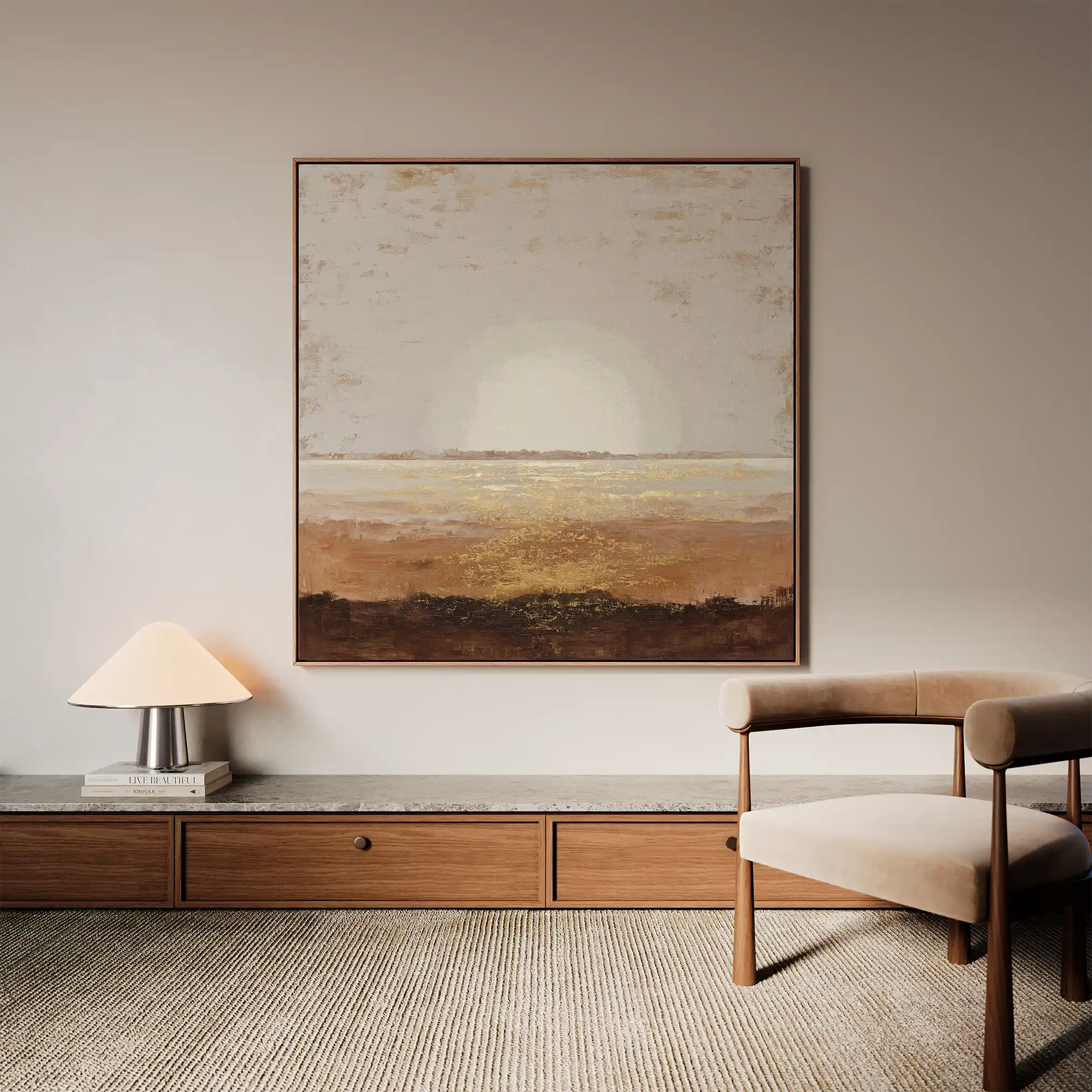 Abstract 892 Canvas Art 60 x 60 cm / Stretched on hidden frame