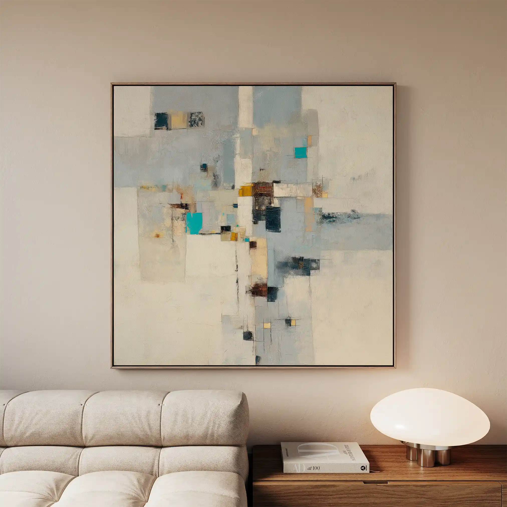 Abstract 895 Canvas Art 60 x 60 cm / Stretched on hidden frame