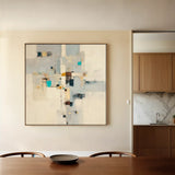 Abstract 895 Canvas Art 60 x 60 cm / Stretched on hidden frame