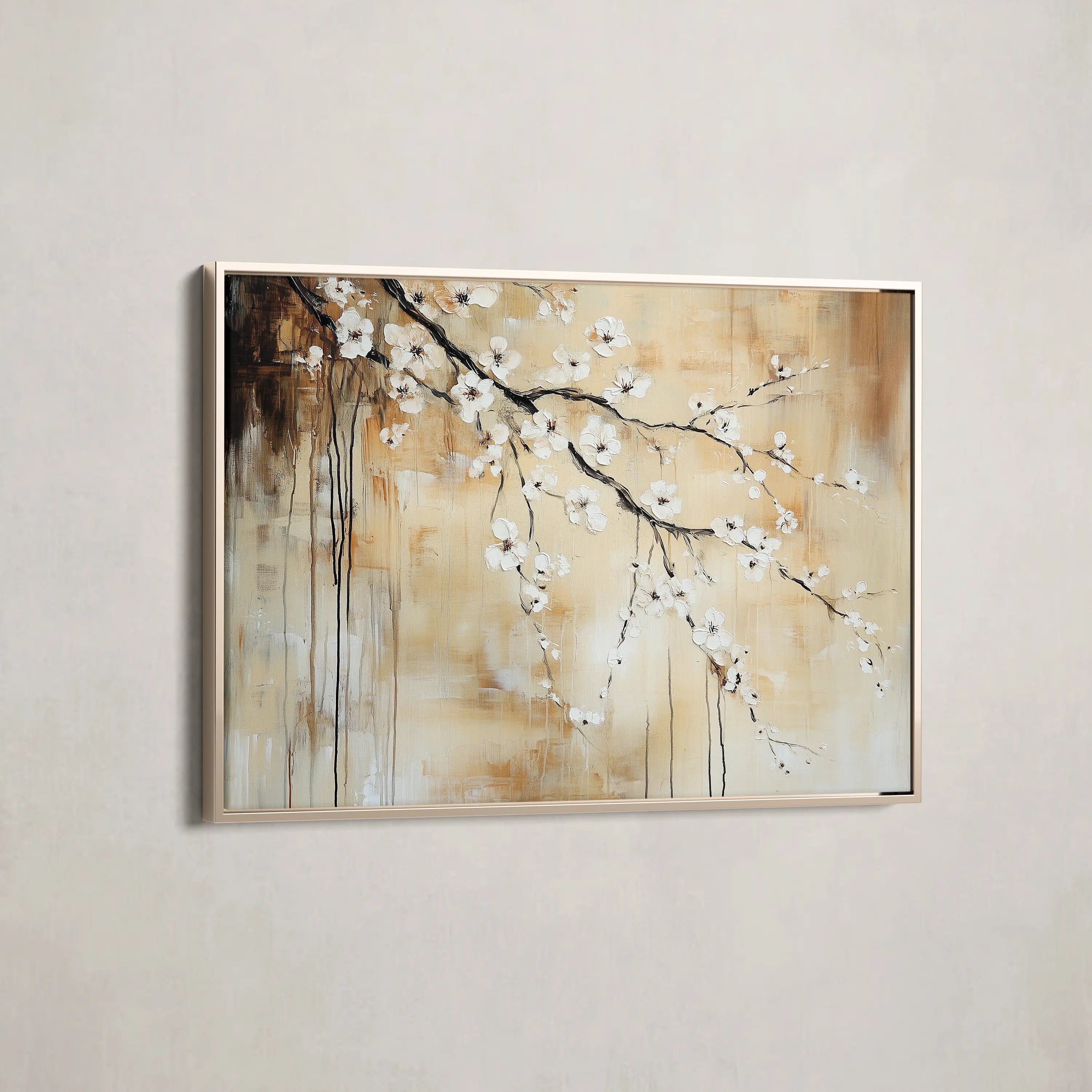 Floral Canvas Wall Art WAD896-F 90 x 60 cm / Stretched on hidden frame