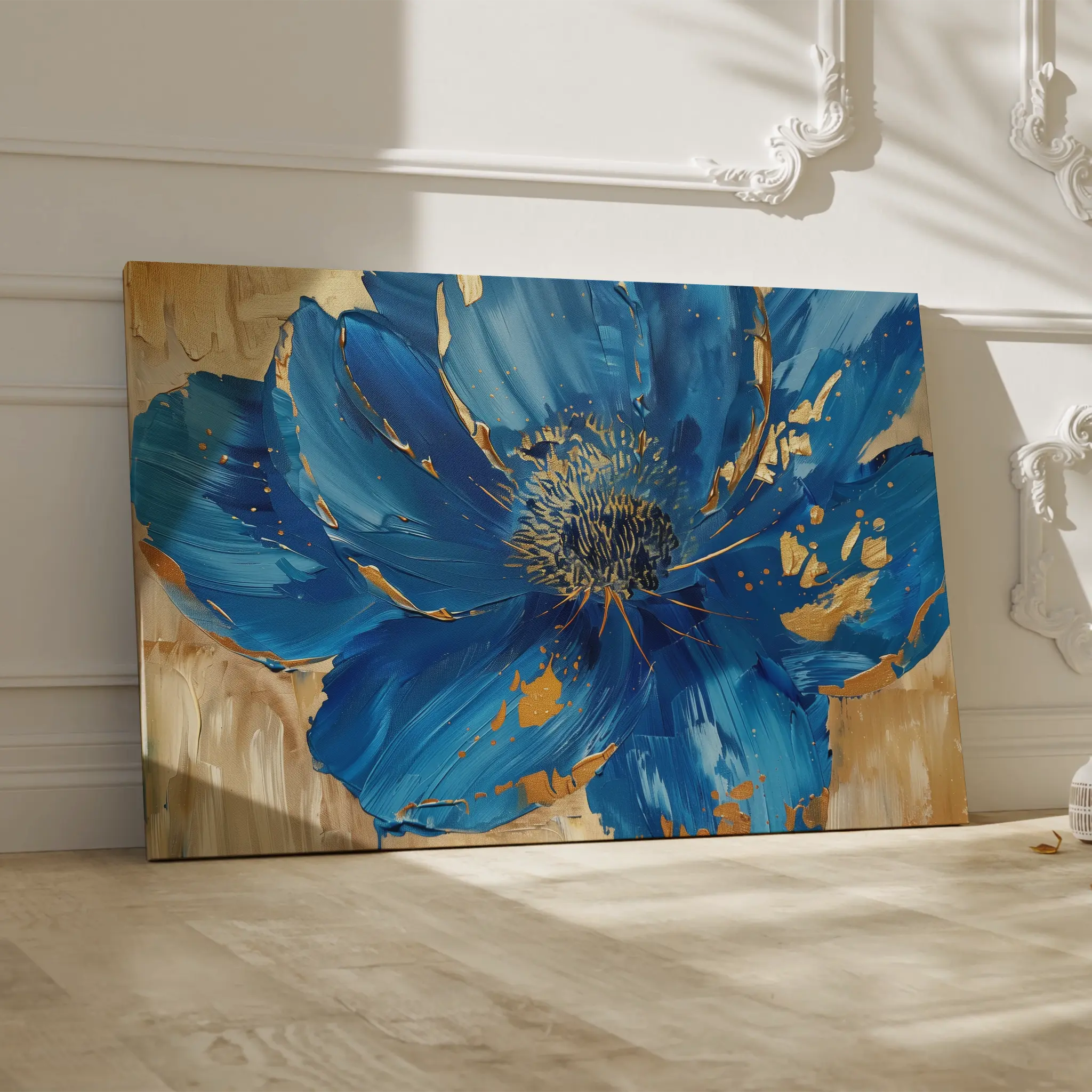 Floral Canvas Wall Art WAD897-F 90 x 60 cm / Stretched on hidden frame