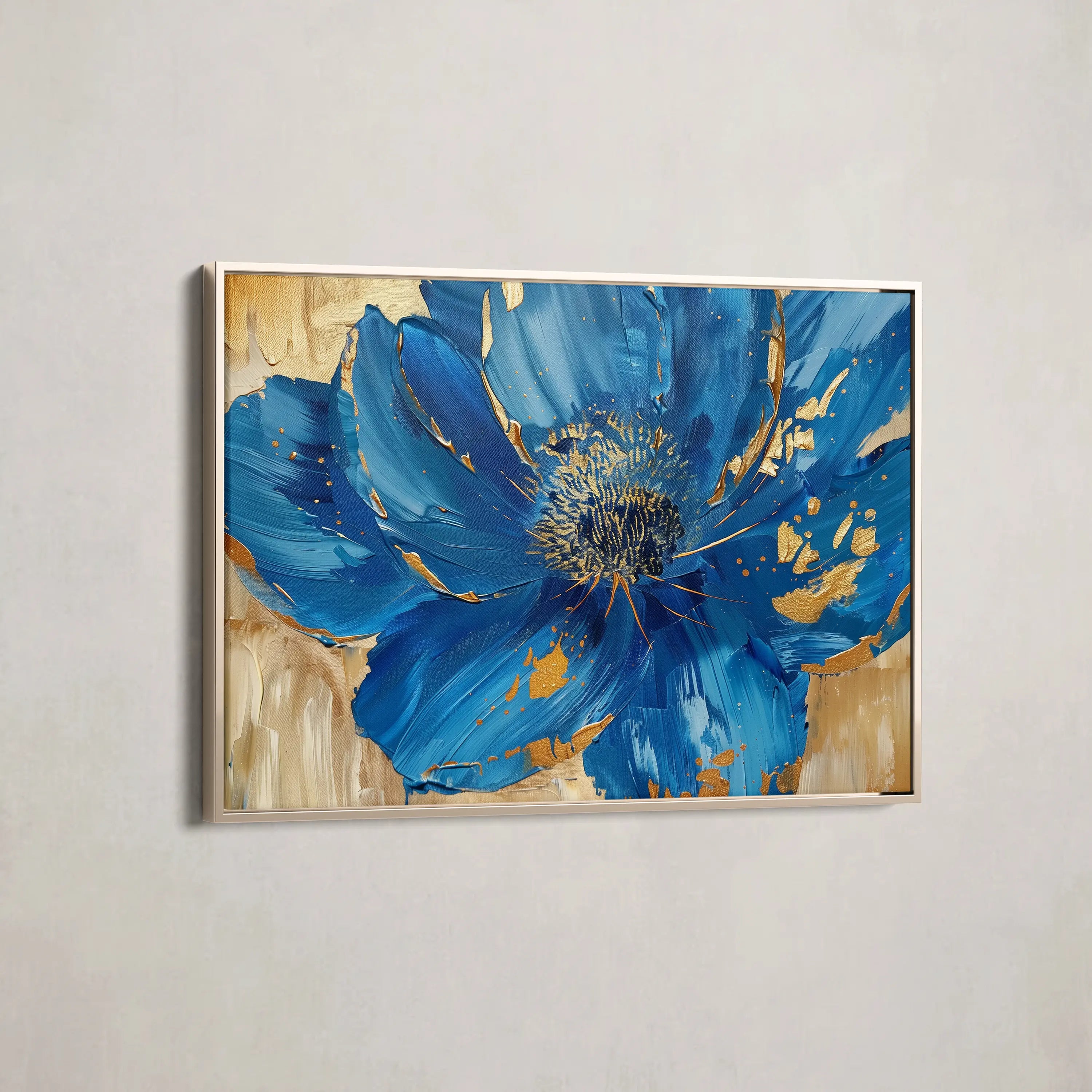 Floral Canvas Wall Art WAD897-F 90 x 60 cm / Stretched on hidden frame