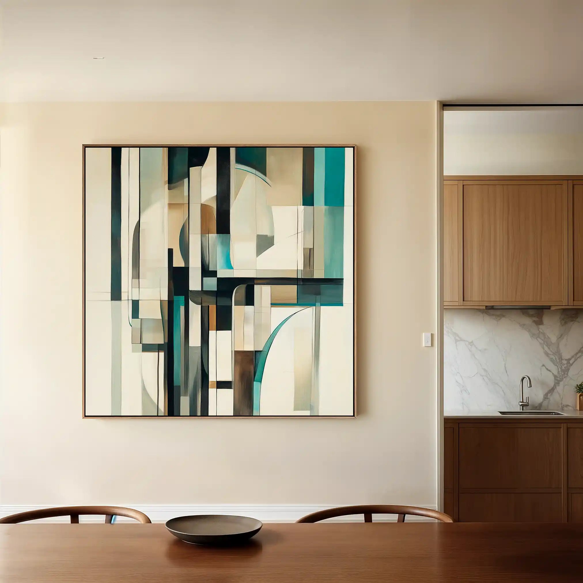 Abstract 899 Canvas Art 60 x 60 cm / Stretched on hidden frame